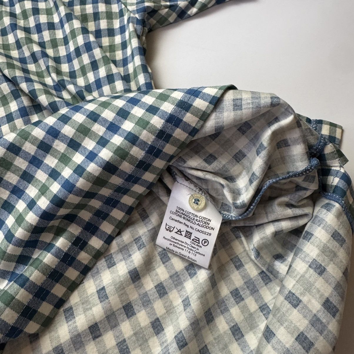 Aquascutum Aquascutum London Check Polo Shirt Size XL Size US XL / EU 56 / 4 - 9 Thumbnail