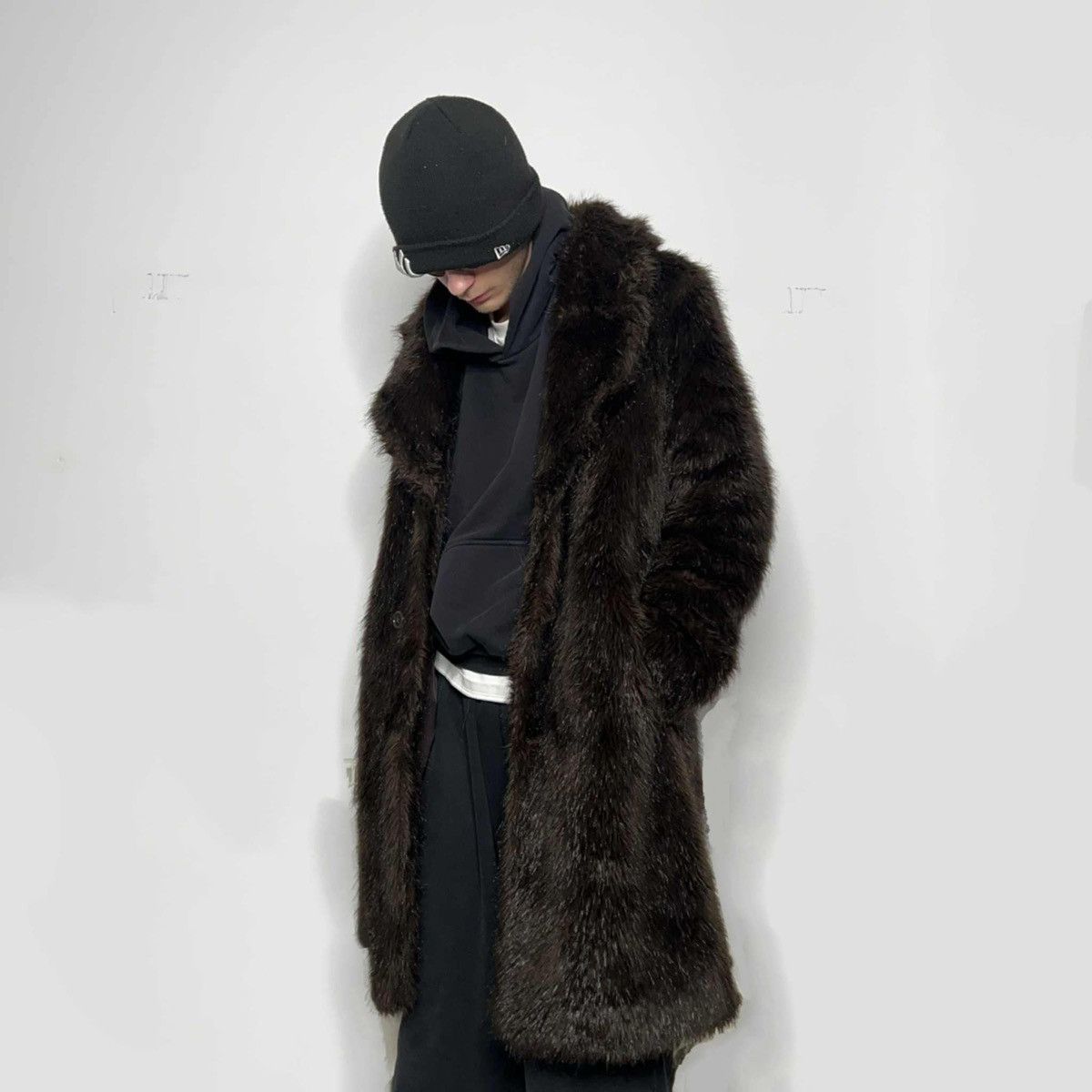 H&M × Maison Margiela Maison margiela x hm 2012 faux fur coat Size L / US 10 / IT 46 - 2 Thumbnail
