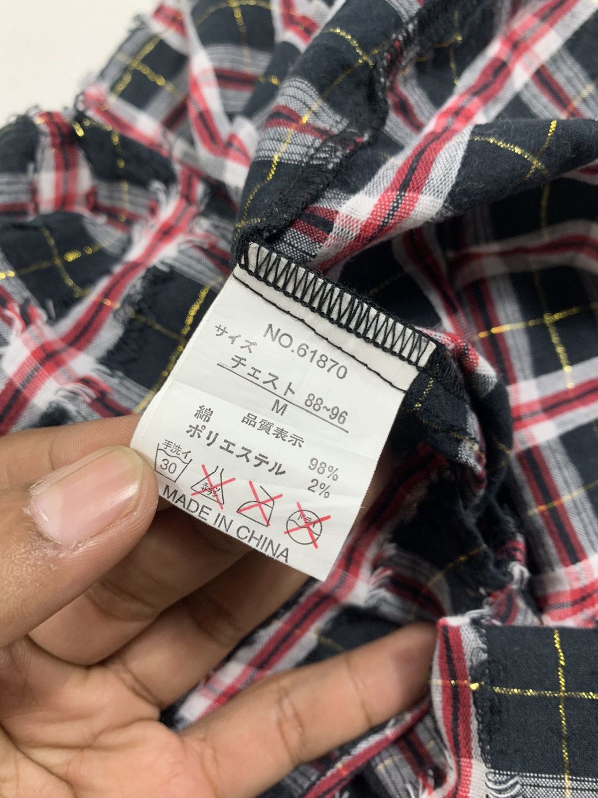Japanese Brand 2000s In The Attic Punk Bondage Style Shirt Size US M / EU 48-50 / 2 - 6 Thumbnail
