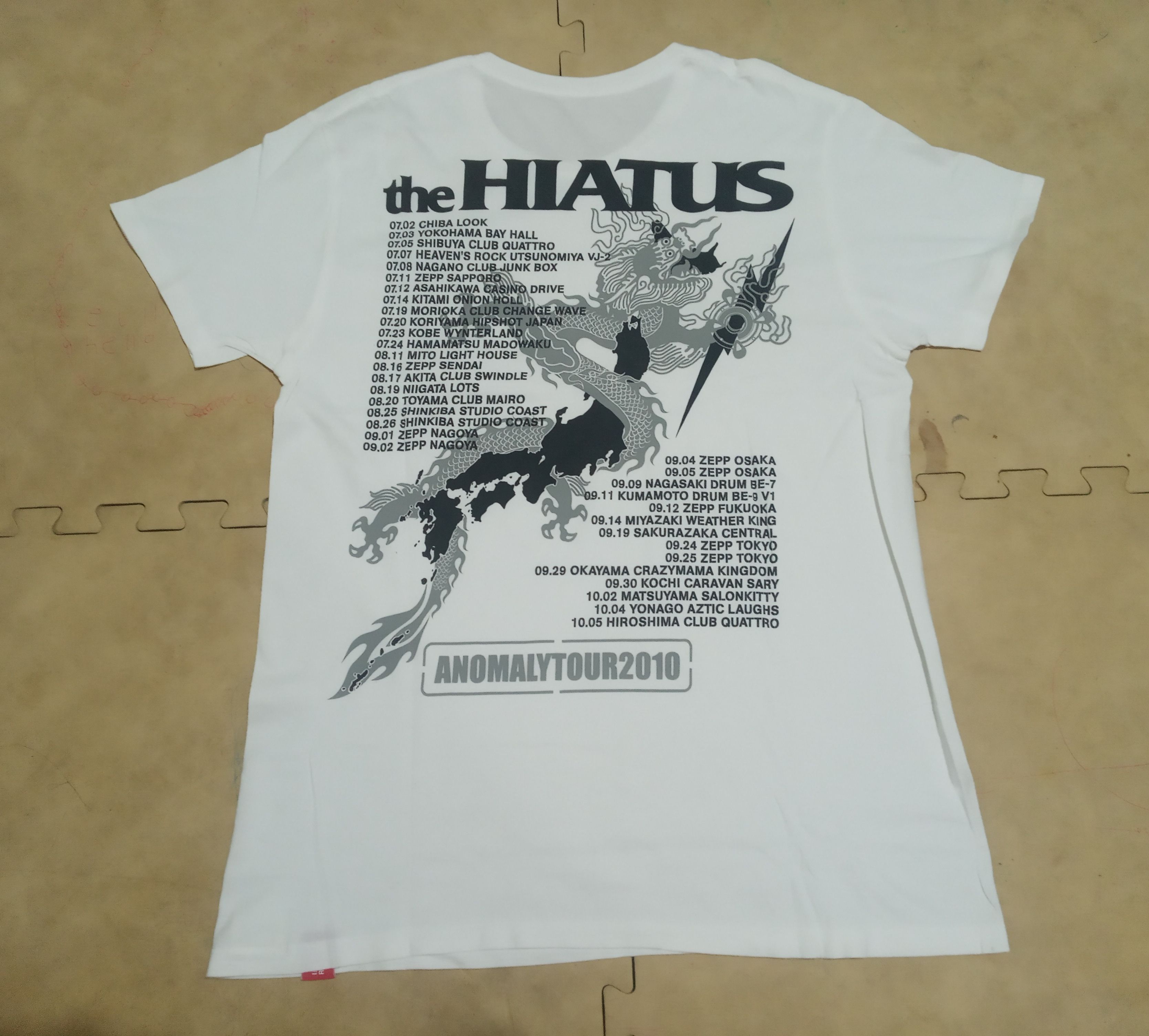 Band Tees The Hiatus Anomaly tour 2010 Size US M / EU 48-50 / 2 - 3 Thumbnail