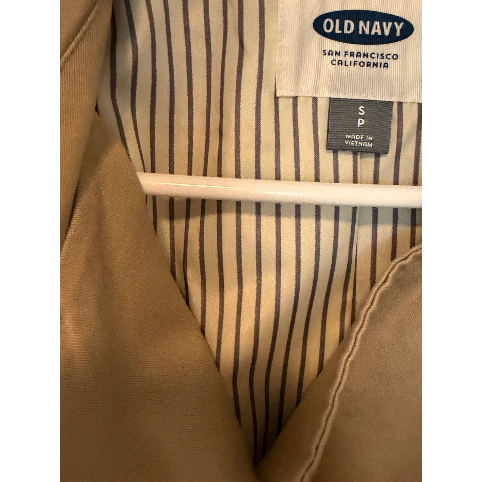 Old Navy Old Navy Tan Long Sleeve Button Water-Resistant Trench Coat Size S / US 4 / IT 40 - 11 Thumbnail