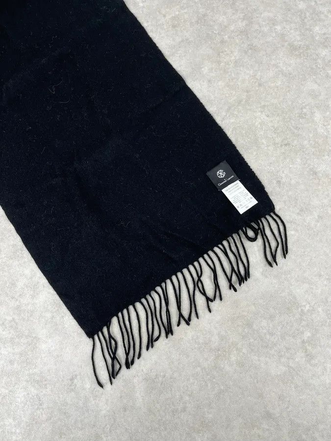 Christian Lacroix 2000s Christian Lacroix Black Cashmere Scarf Size ONE SIZE - 4 Thumbnail