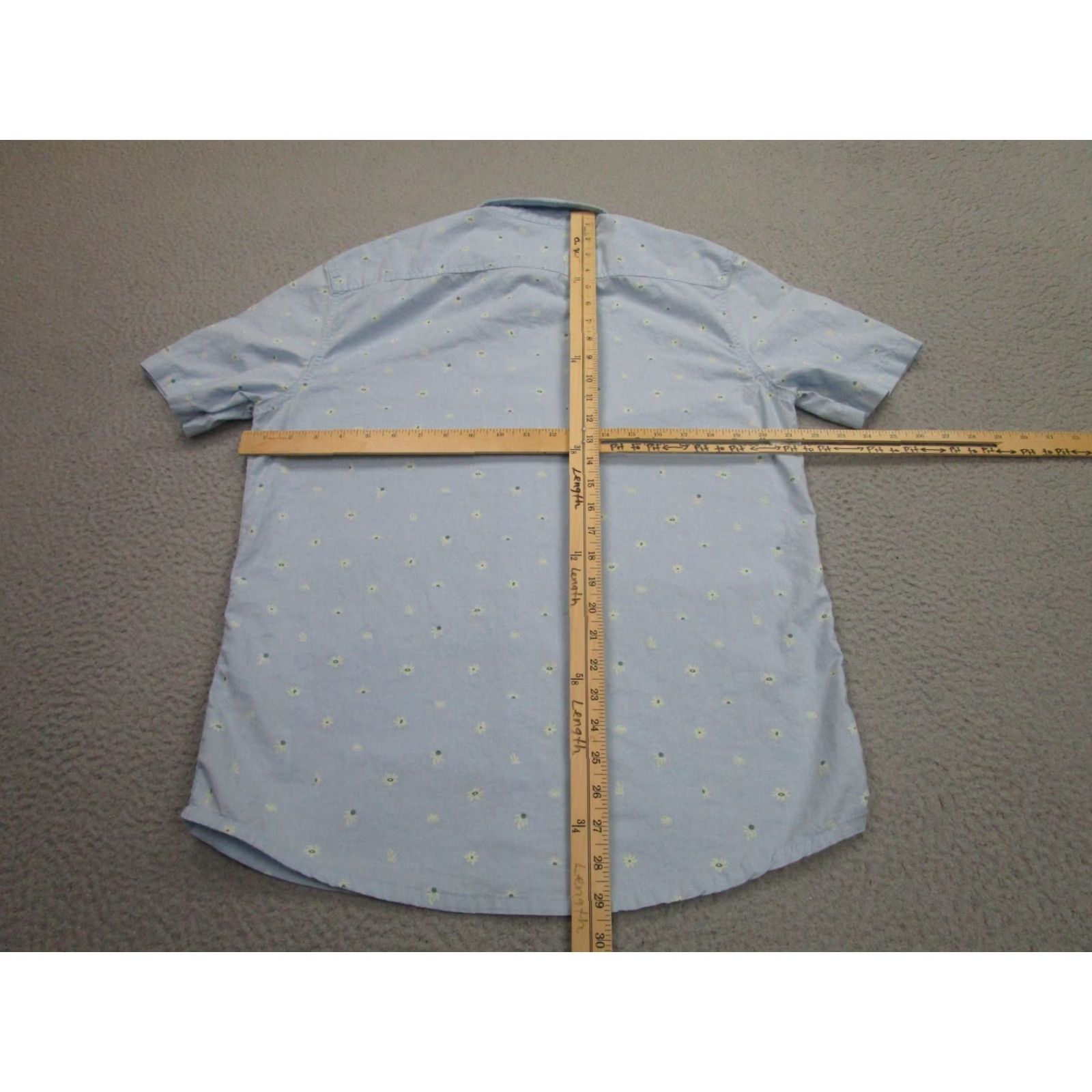 Quiksilver Quiksilver Shirt Mens Medium Blue Floral Short Sleeve Button Front Beach Casual Size US M / EU 48-50 / 2 - 7 Thumbnail