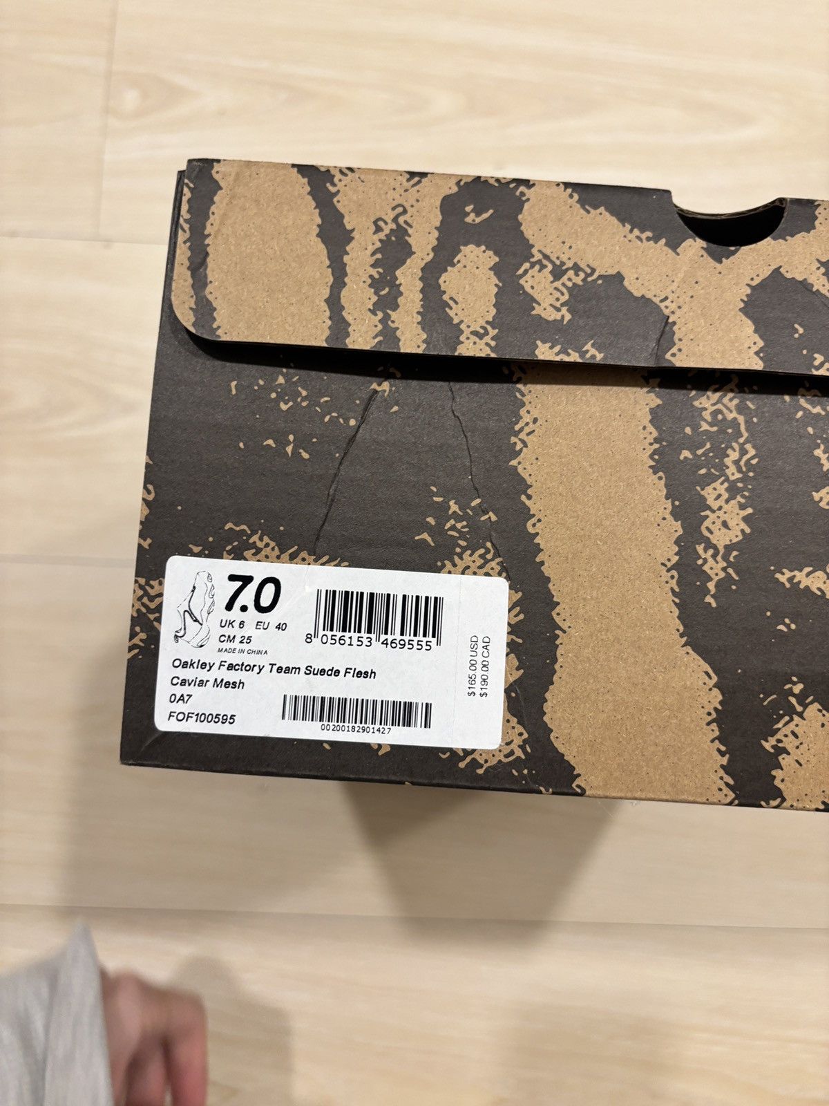 Oakley Oakley Factory Team Suede Flesh Size US 7 / EU 40 - 8 Thumbnail