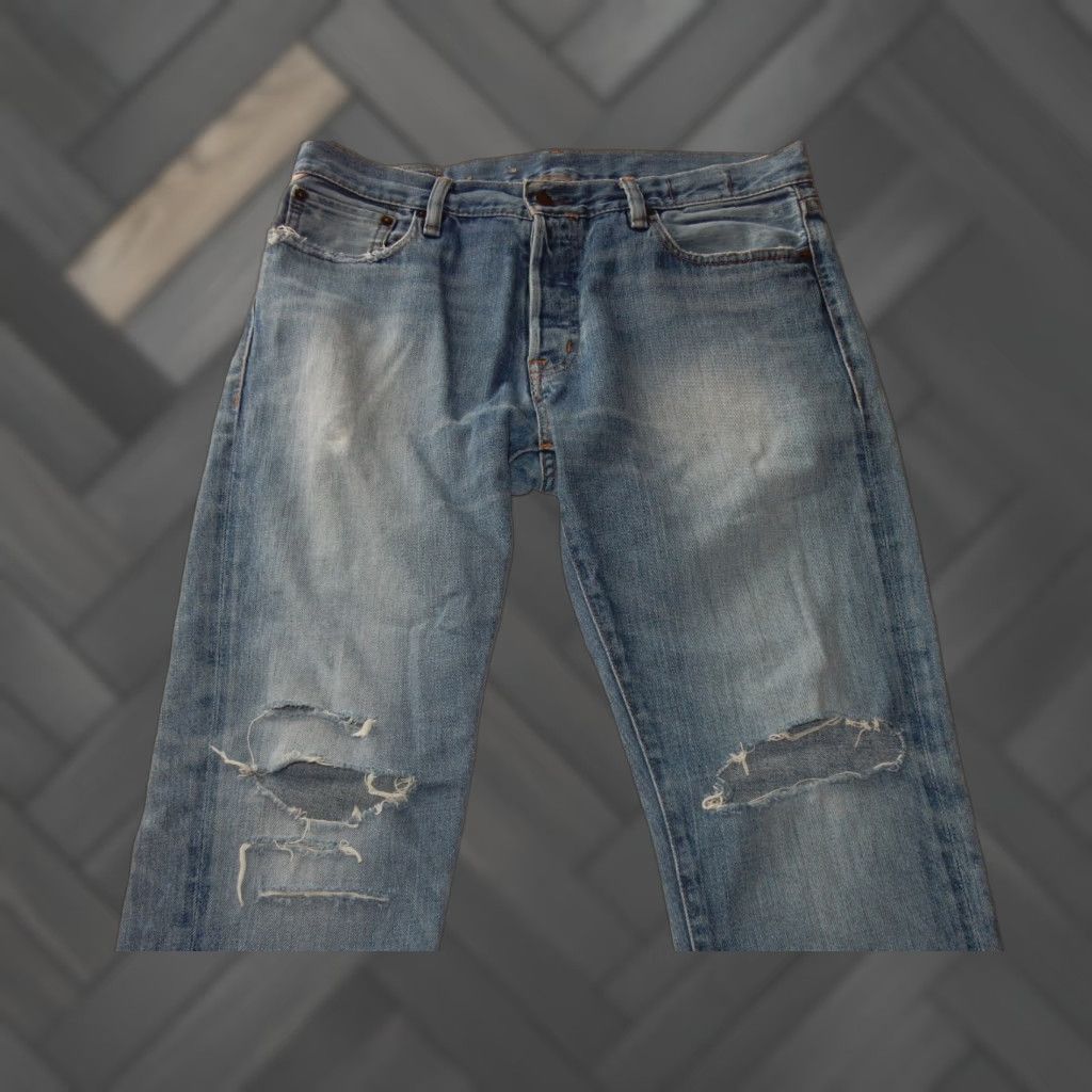 Vintage Denim & Supply Ralph Lauren Jeans Men Distressed Size 33x30 Blue Straight Denim & Supply Ralph Lauren Jeans Men 33x30 Distressed Blue Jeans Mens Size US 34 / EU 50 - 1 Thumbnail