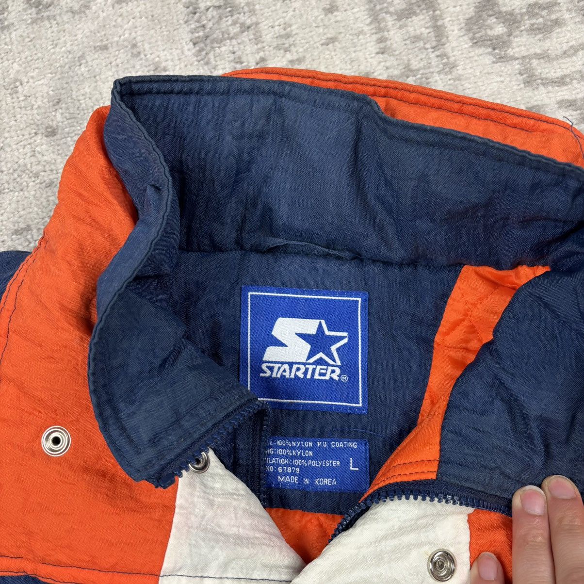 Starter Vintage STARTER Jacket Illinois Fighting Quilted Size Large Size US L / EU 52-54 / 3 - 6 Thumbnail