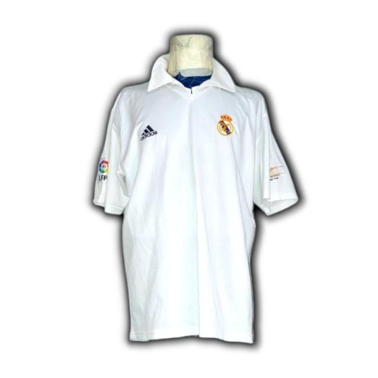 Adidas Real Madrid Spain 2001 2002 Home Shirt Jersey Size US L / EU 52-54 / 3 - 2 Thumbnail