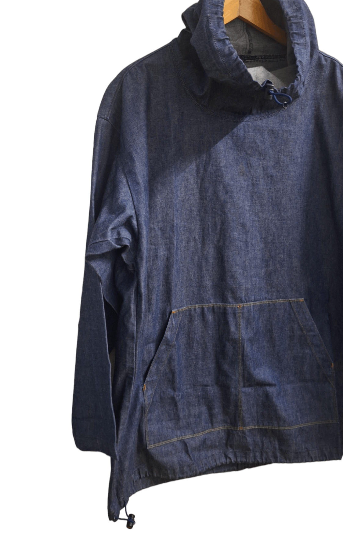 Johnbull × SMOCK Vintage 70s JohnBull Smock Denim Jacket Size US XL / EU 56 / 4 - 2 Thumbnail