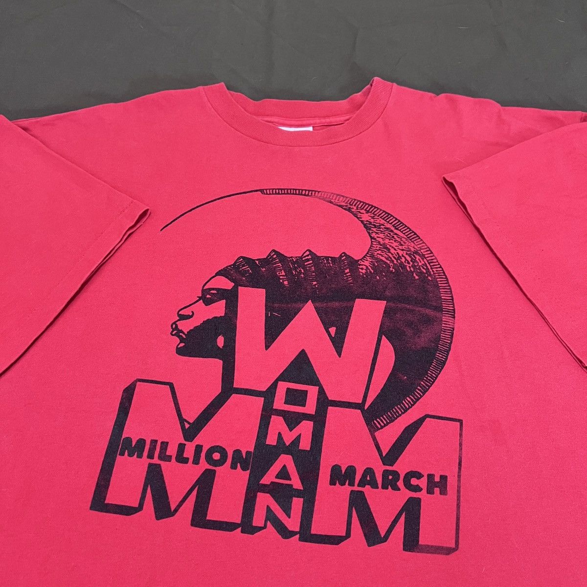 Vintage Million Woman March African Americans Promo Tee