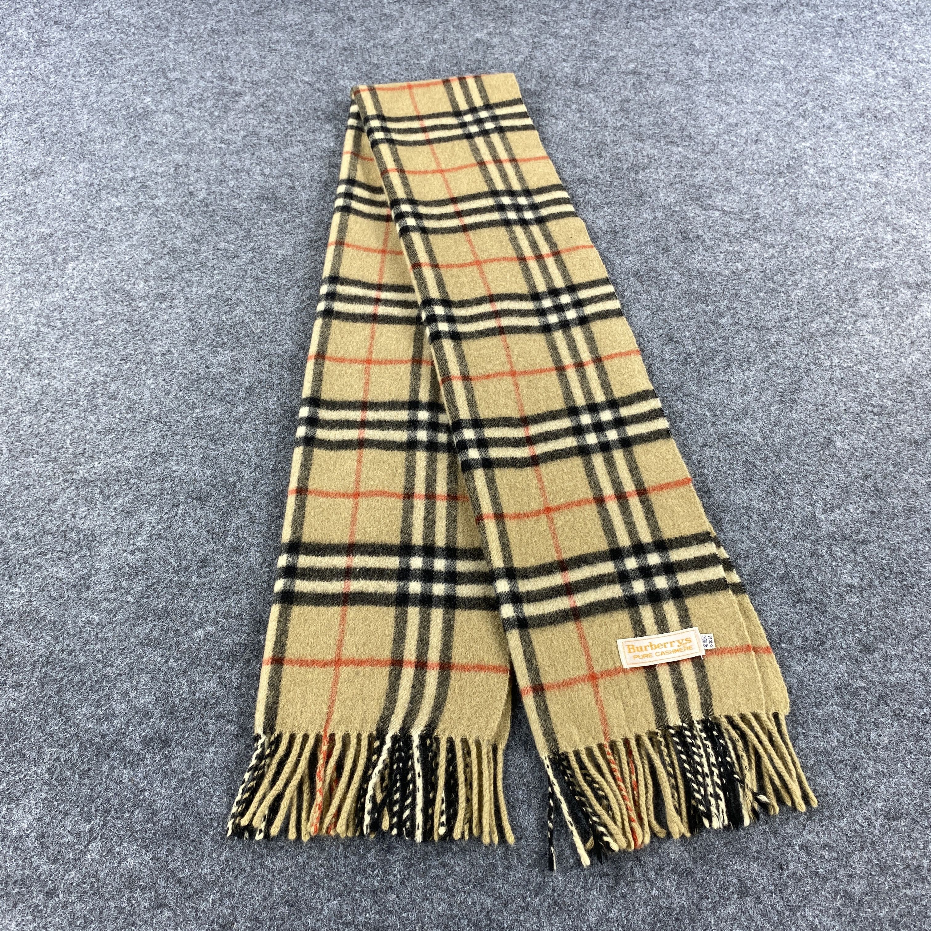Burberry × Vintage GF10608 Burberry Scarf Neck Wear Muffler Nova Check Size ONE SIZE - 1 Thumbnail