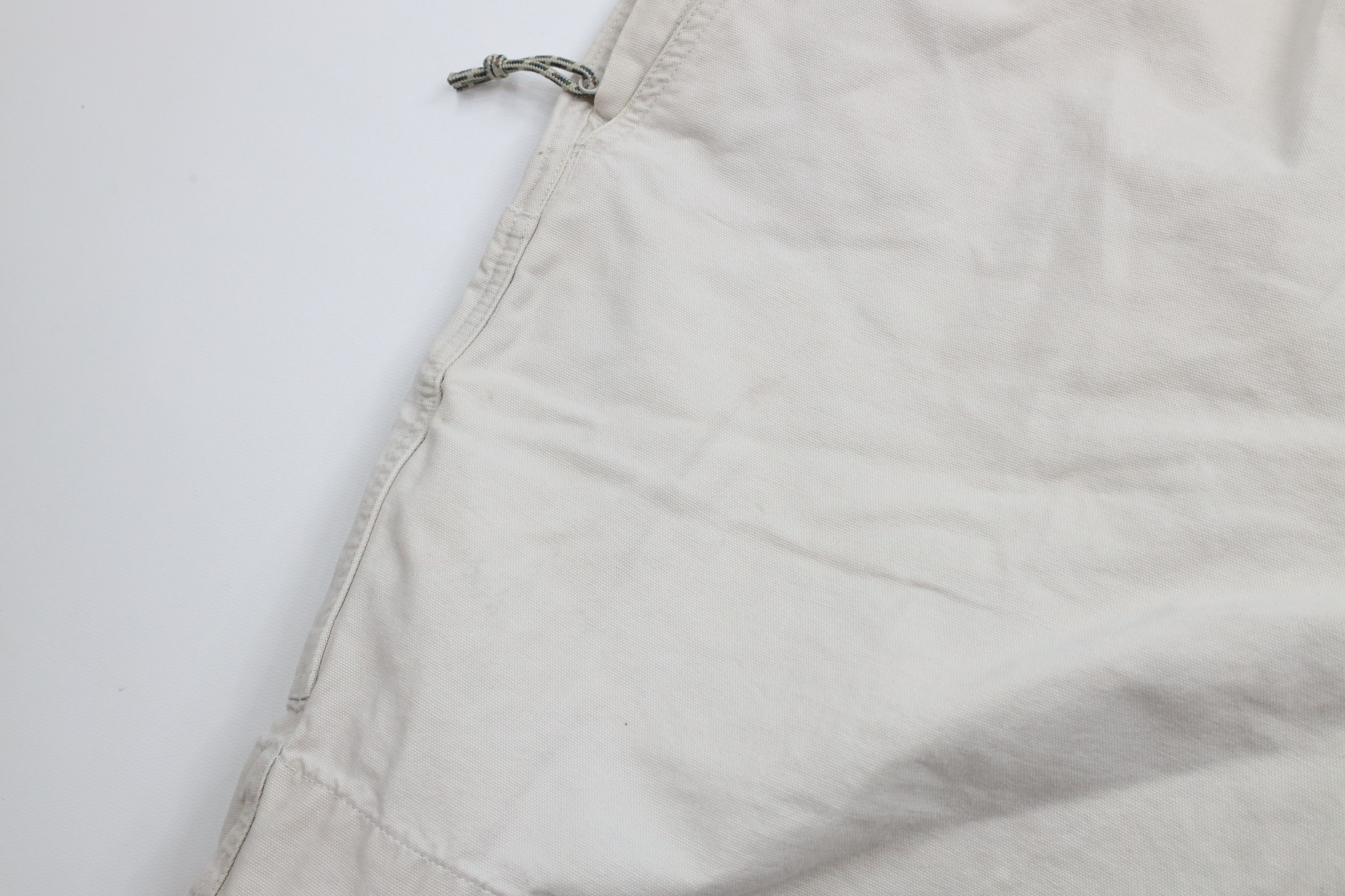 Columbia × Vintage Vintage Columbia Spell Out Above Knee Canvas Shorts Beige Size US 38 / EU 54 - 6 Thumbnail