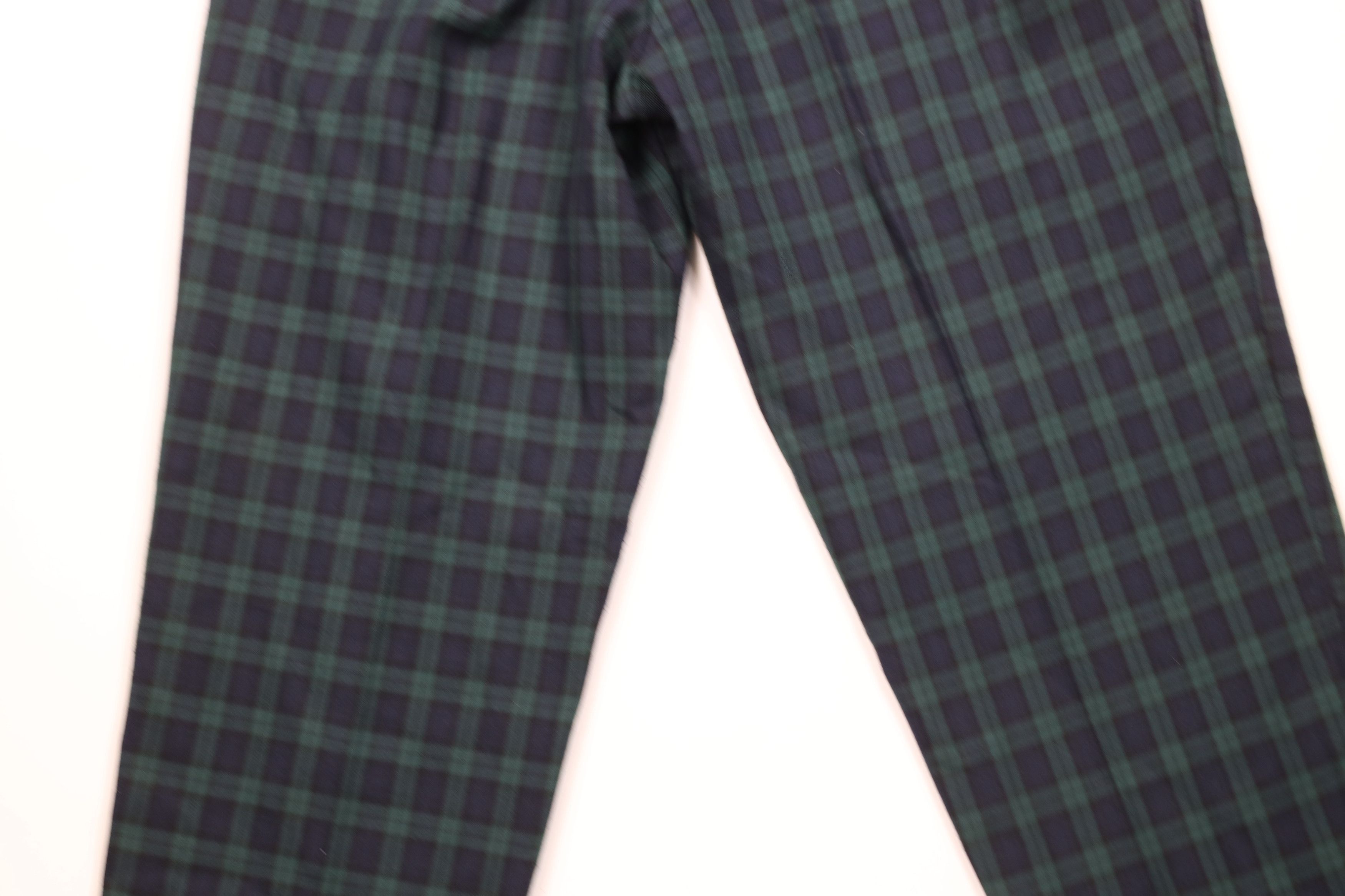 Vintage Vintage 90s Streetwear Tapered Leg Flannel Pants Plaid USA Size 36" / US 14 / IT 50 - 11 Thumbnail