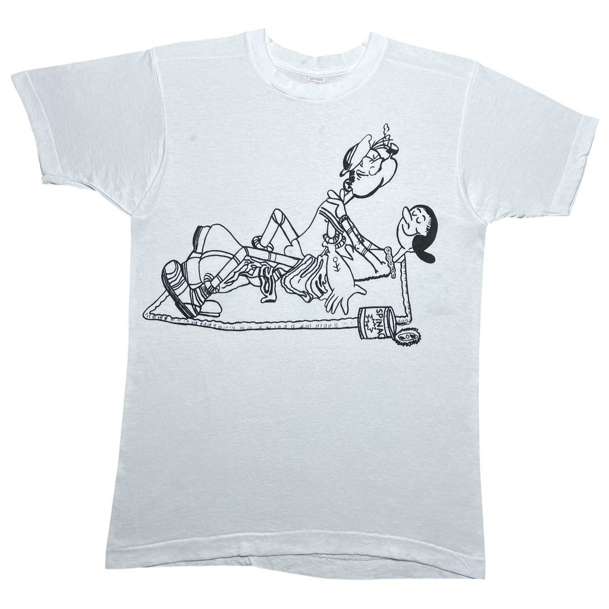Other Vtg 80s Popeye The Sailor Man Olive Oyl Parody Sex T-Shirt Size US M / EU 48-50 / 2 - 1 Thumbnail