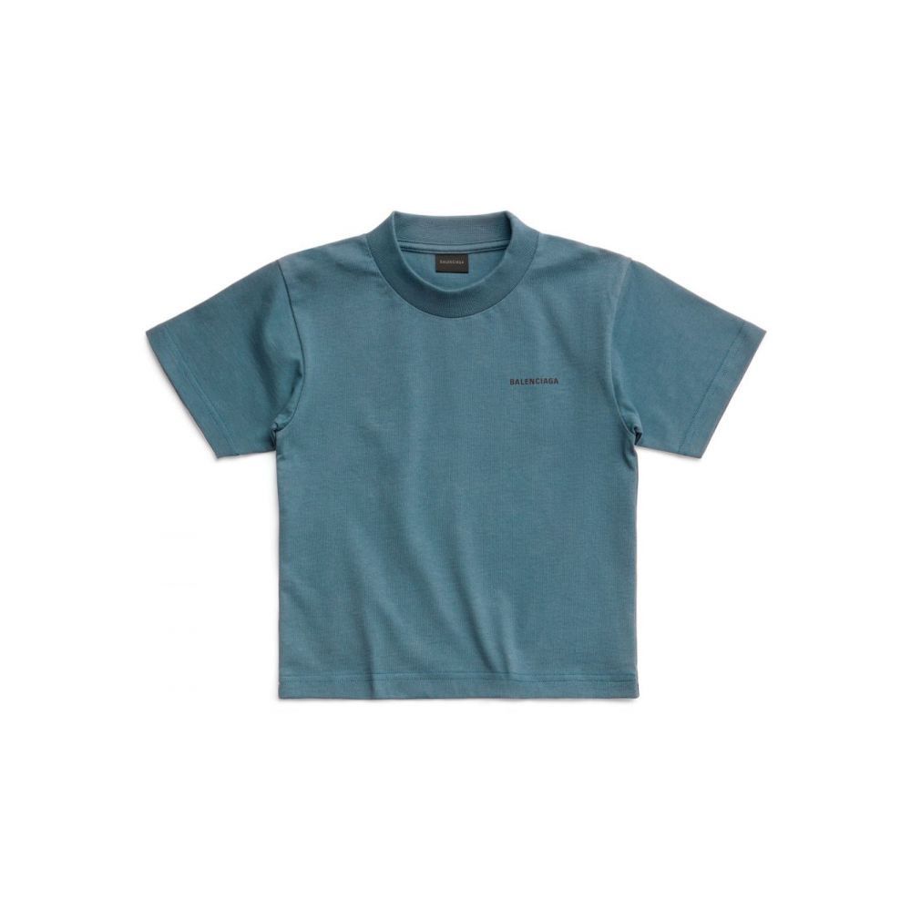 Balenciaga o1bcso1str1024 KIDS-T-Shirt in Blue Size US XXS / EU 40 - 1 Thumbnail