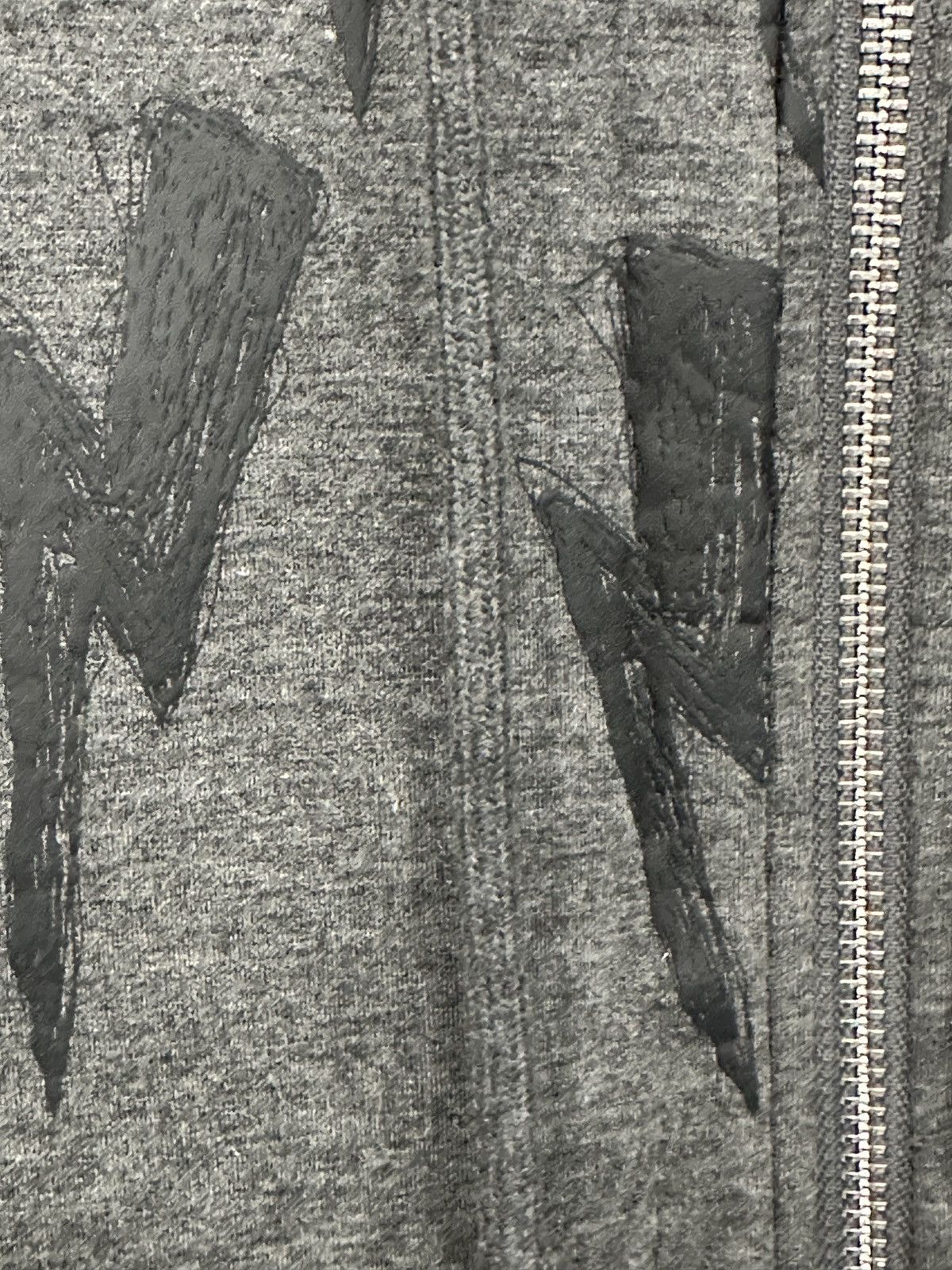 Neil Barrett Neil Barret Fair Isle Thunderbolt Zipup Size US M / EU 48-50 / 2 - 3 Thumbnail