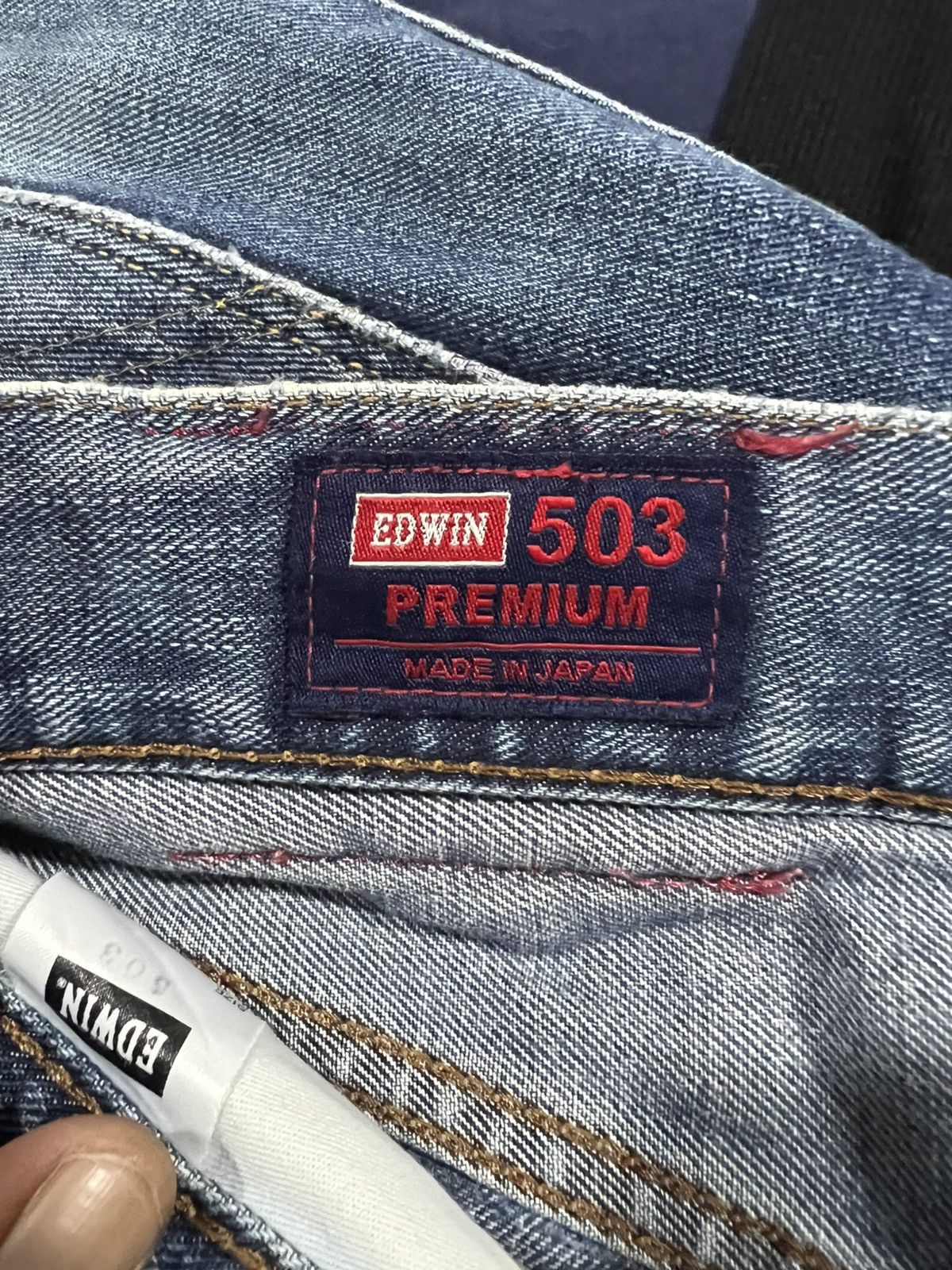 Edwin 🔥Edwin 503 Made in Japan Distressed Denim Size US 34 / EU 50 - 14 Thumbnail