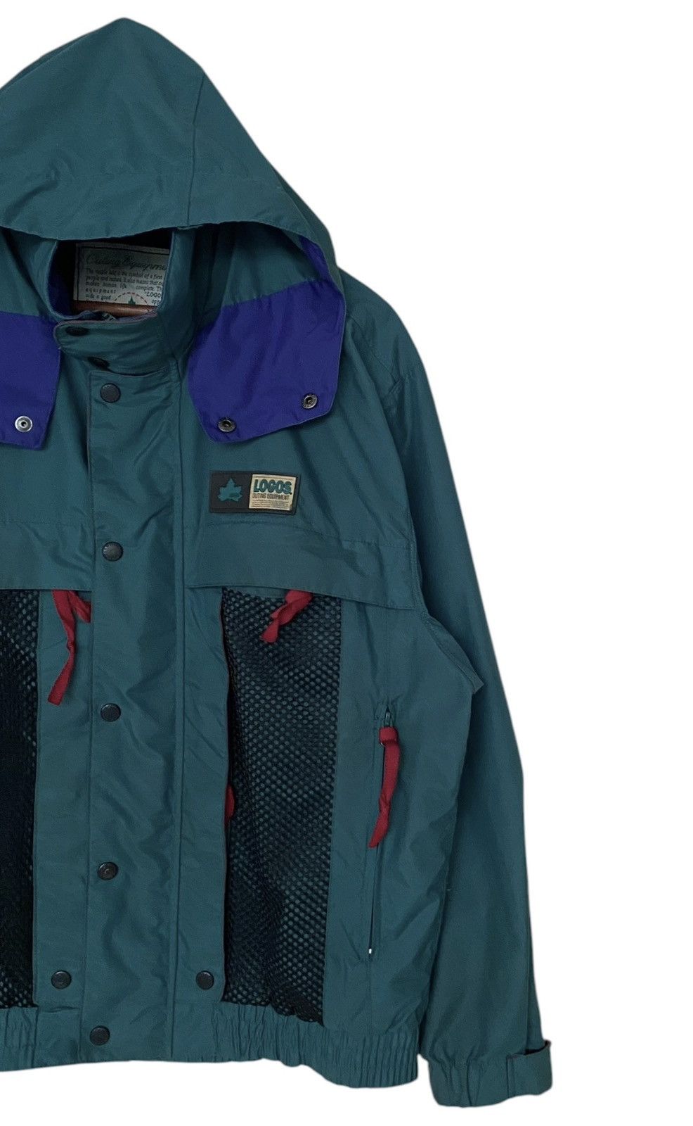 Vintage Vintage Brand Logos Fishing Nylon Jacket 1990s Size US M / EU 48-50 / 2 - 6 Thumbnail
