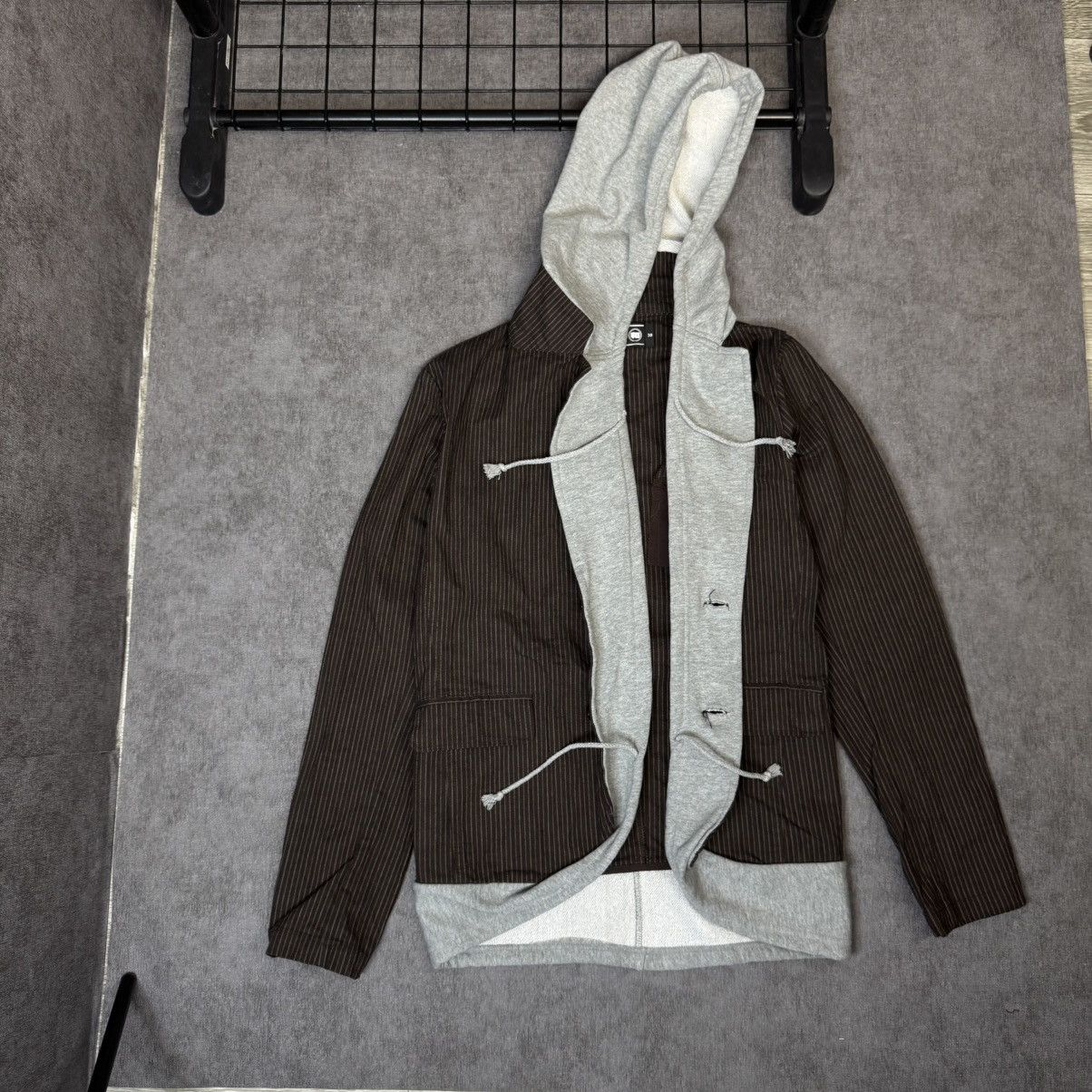 Japanese Brand Archival Hooded Jacket Waraku Vintage Rare Size 38S - 3 Thumbnail