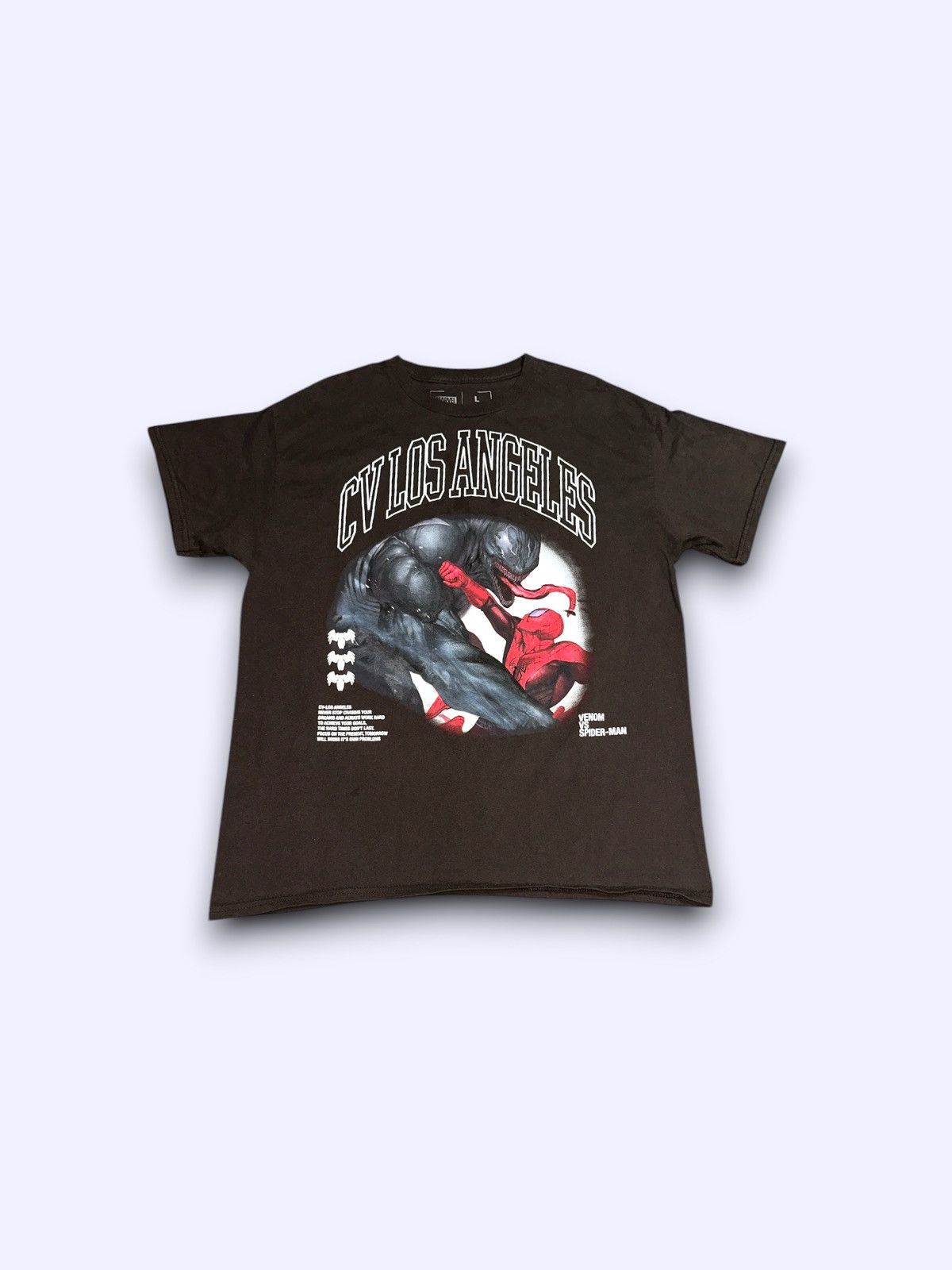 Marvel Comics Marvel CVLA Spider-Man Vs Venom T-shirt Mocha Brown Large Size US L / EU 52-54 / 3 - 1 Thumbnail