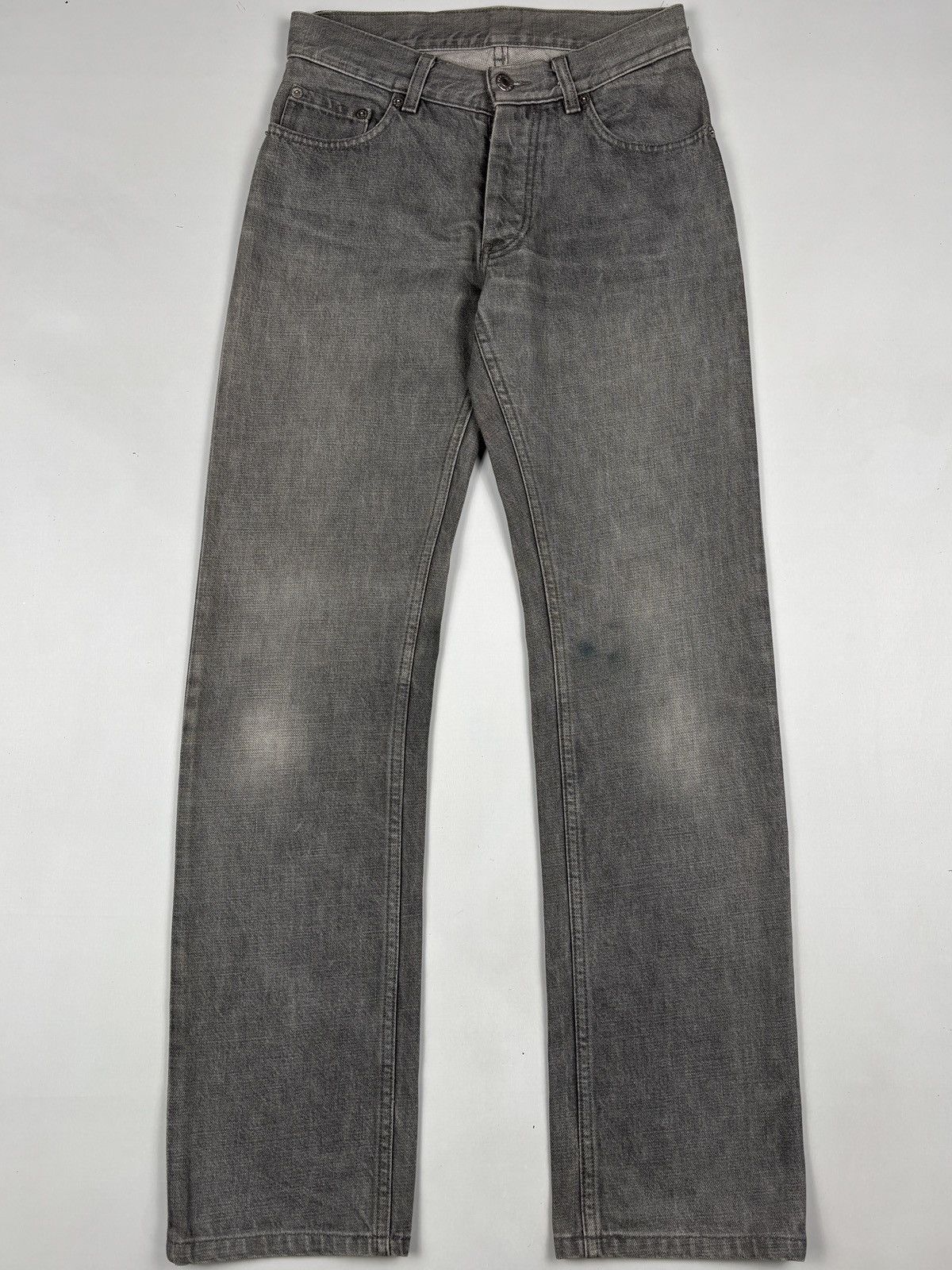 Helmut Lang 1999 Grey Sanded Denim Jeans Size US 28 / EU 44 - 1 Thumbnail