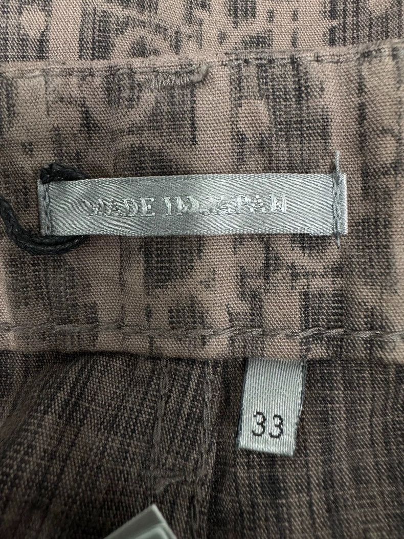 Dior Brown Printed Work Pants by Dior-2505 Size US 33 - 4 Thumbnail