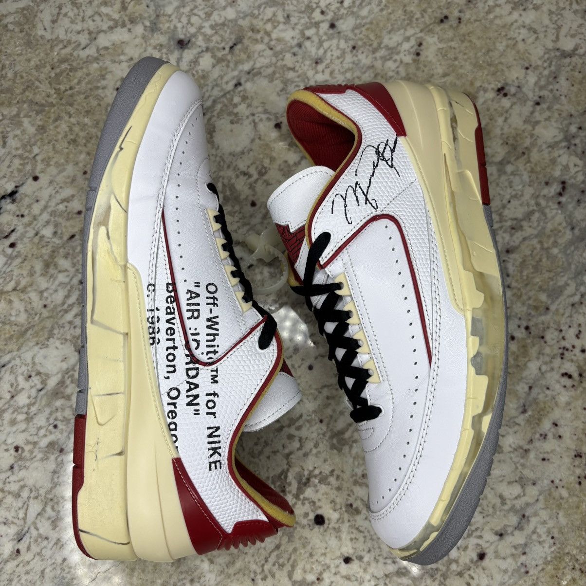 Jordan Brand × Off-White Size 12 - Jordan 2 Retro Low SP Off-White Varsity Red VNDS Size US 12 / EU 45 - 14 Thumbnail