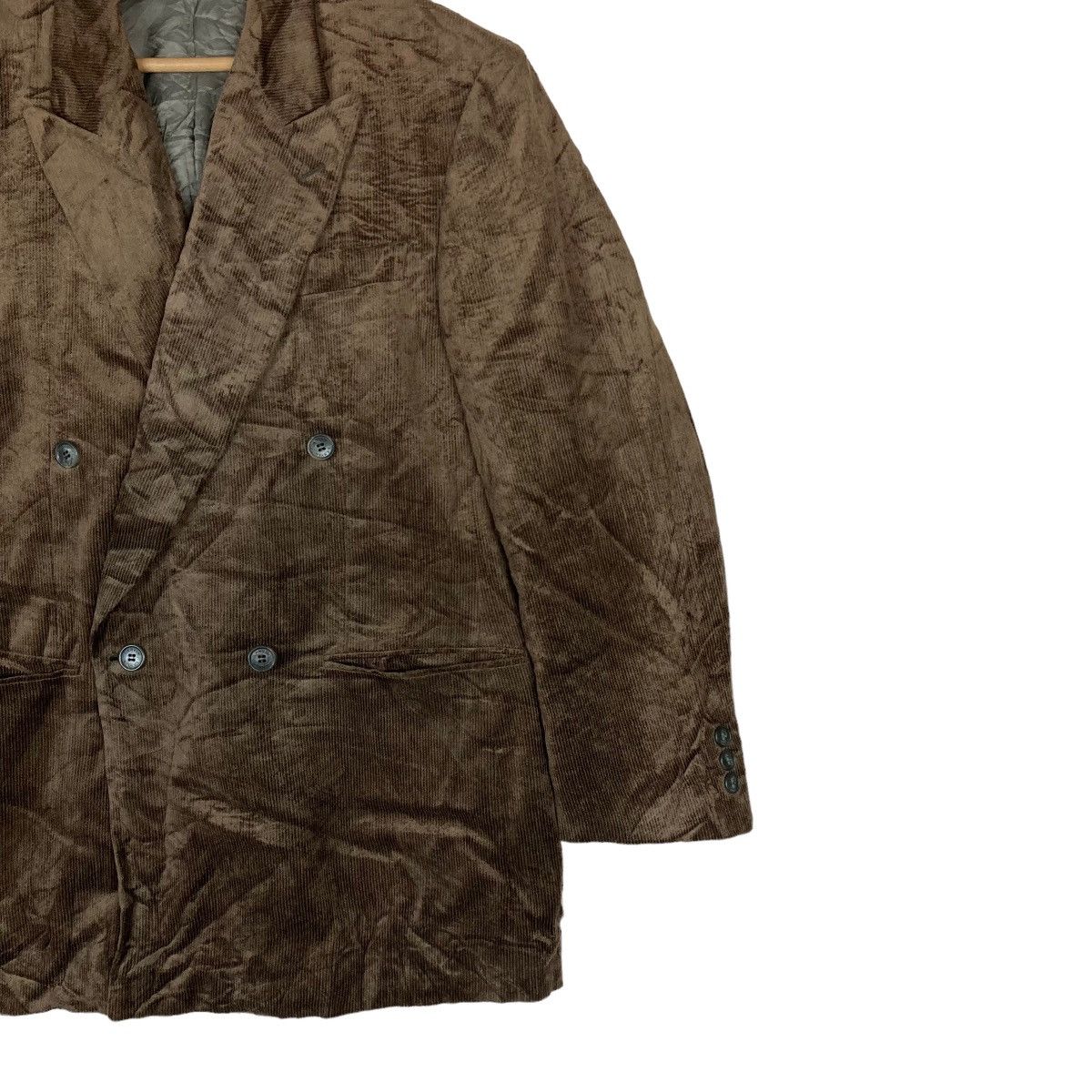 Lanvin Vintage Lanvin Classique Flat Button Corduroy Coat Blazer Size US M / EU 48-50 / 2 - 4 Thumbnail