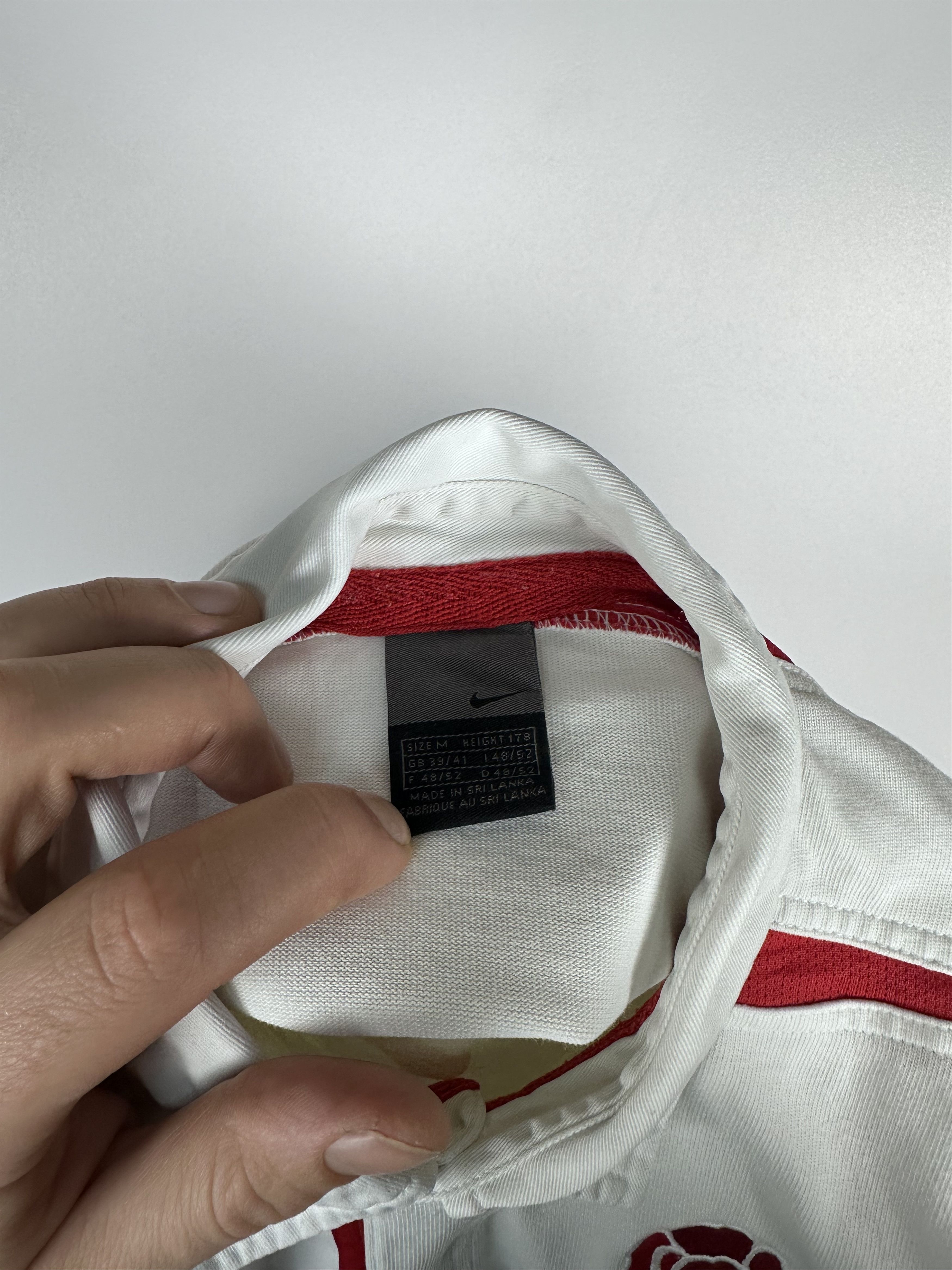 Nike × Vintage ENGLAND 2003 rugby union long sleeve shirt jersey white Nike Size US M / EU 48-50 / 2 - 7 Thumbnail