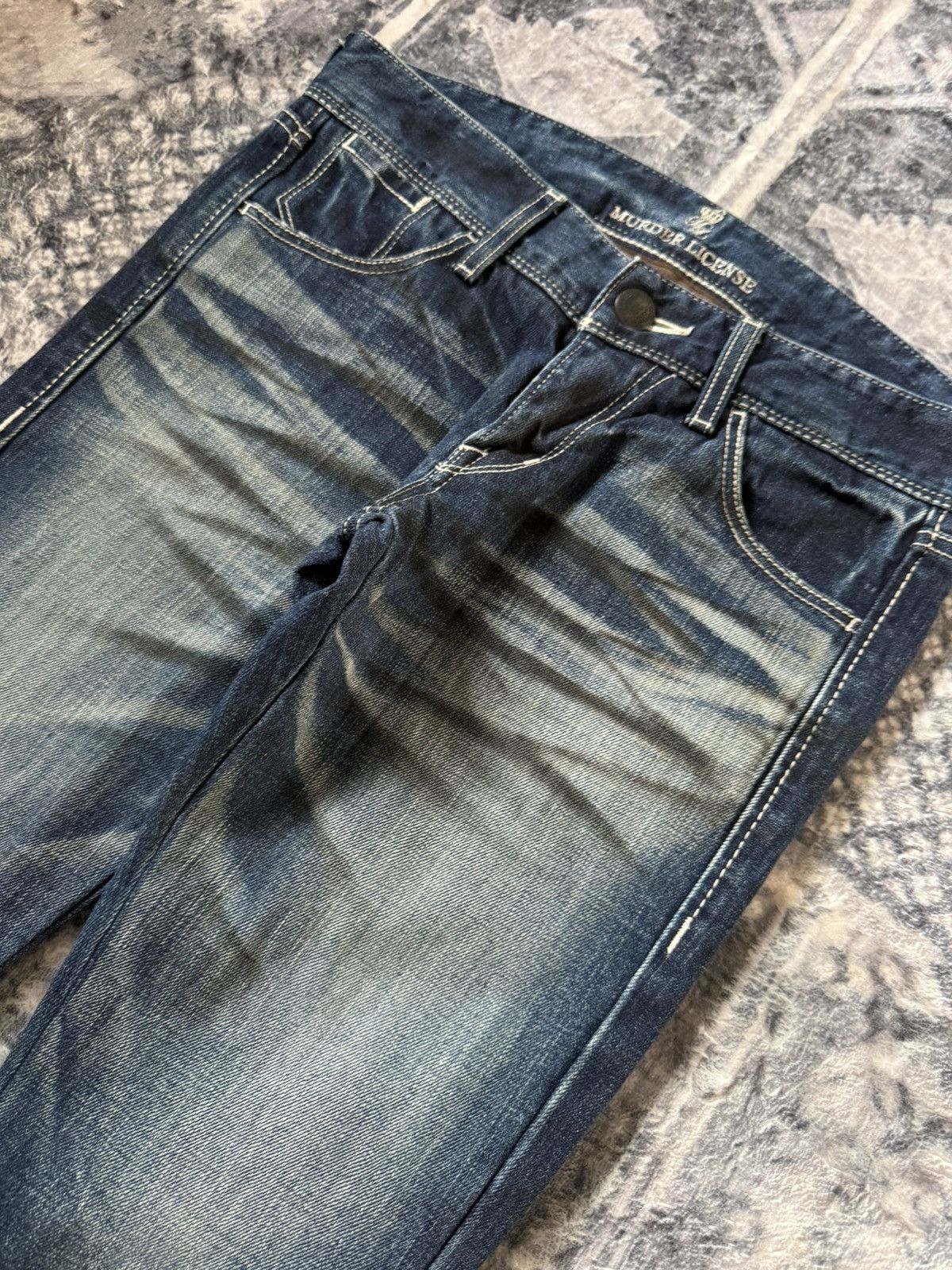 Hysteric Glamour Murder License Japan Tornado Stacked Skinny Jeans Size US 28 / EU 44 - 9 Thumbnail