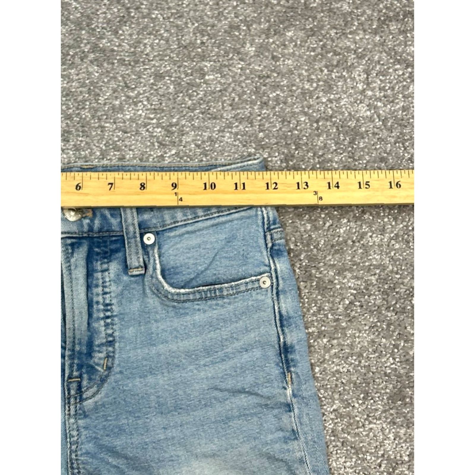 Madewell Madewell The Perfect Vintage Jeans Women 24x24 Blue Cotton Elastane Mid Straight Jeans Size 40" / US 18 - 6 Thumbnail