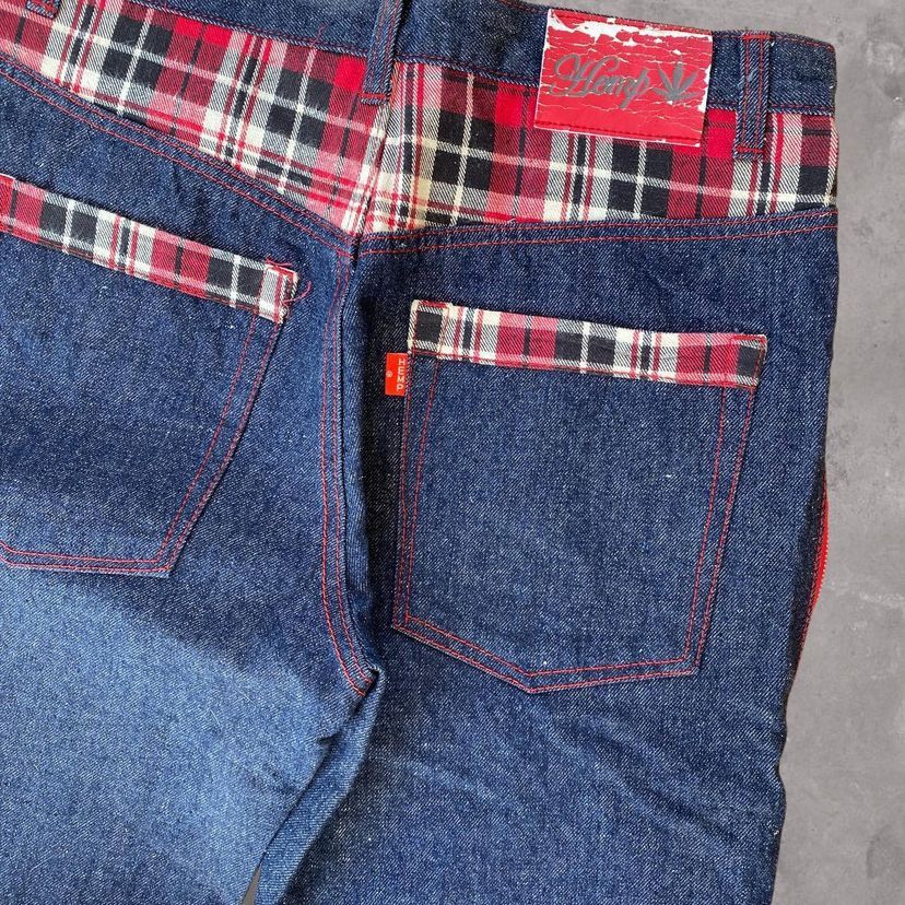 If Six Was Nine × Japanese Brand × Le Grande Bleu (L.G.B.) VINTAGE HEMP 17 OZ JEAN Size US 32 / EU 48 - 6 Thumbnail