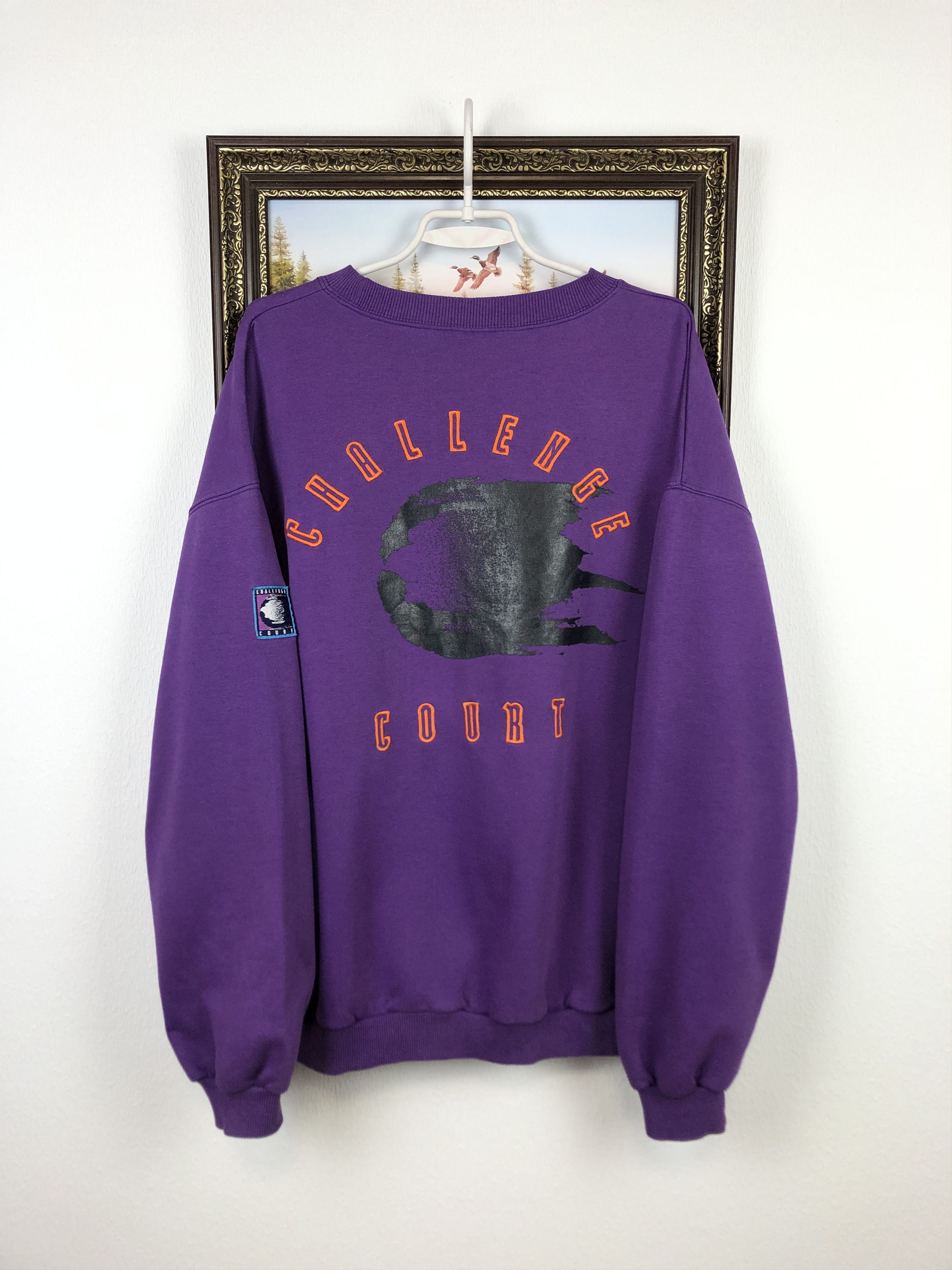 Nike × Vintage Vintage 90's Nike Court Agassi Tennis Sweatshirt Crewneck Size US XL / EU 56 / 4 - 1 Thumbnail