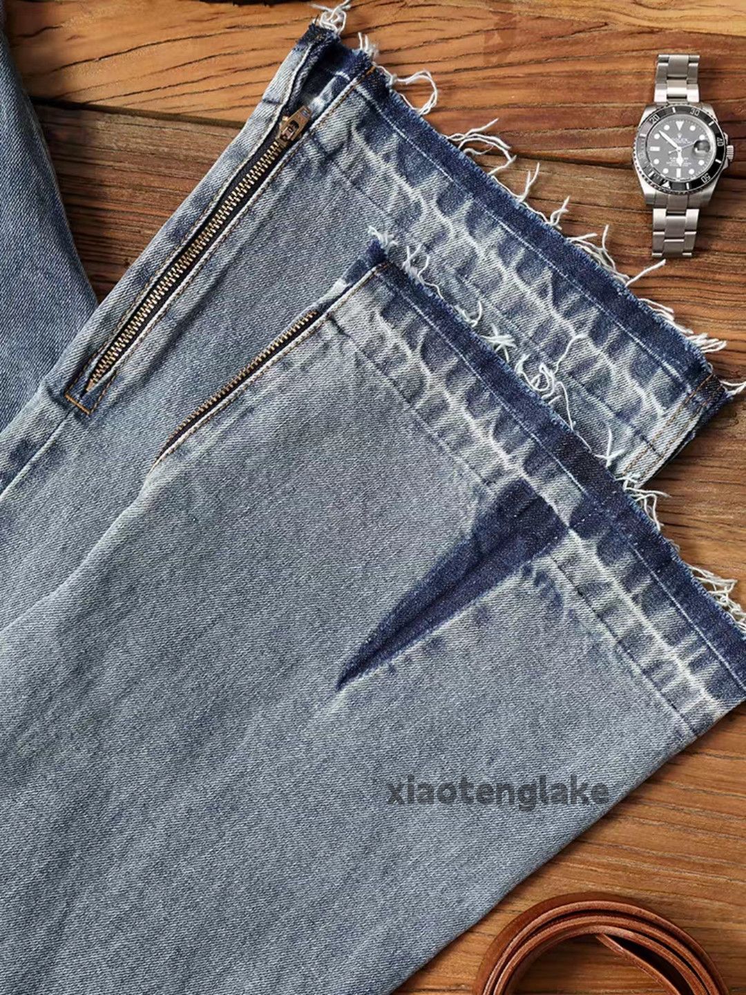 Jean zx vintage washed faded punk grunge bootcut zipper jeans Size US 36 / EU 52 - 7 Thumbnail