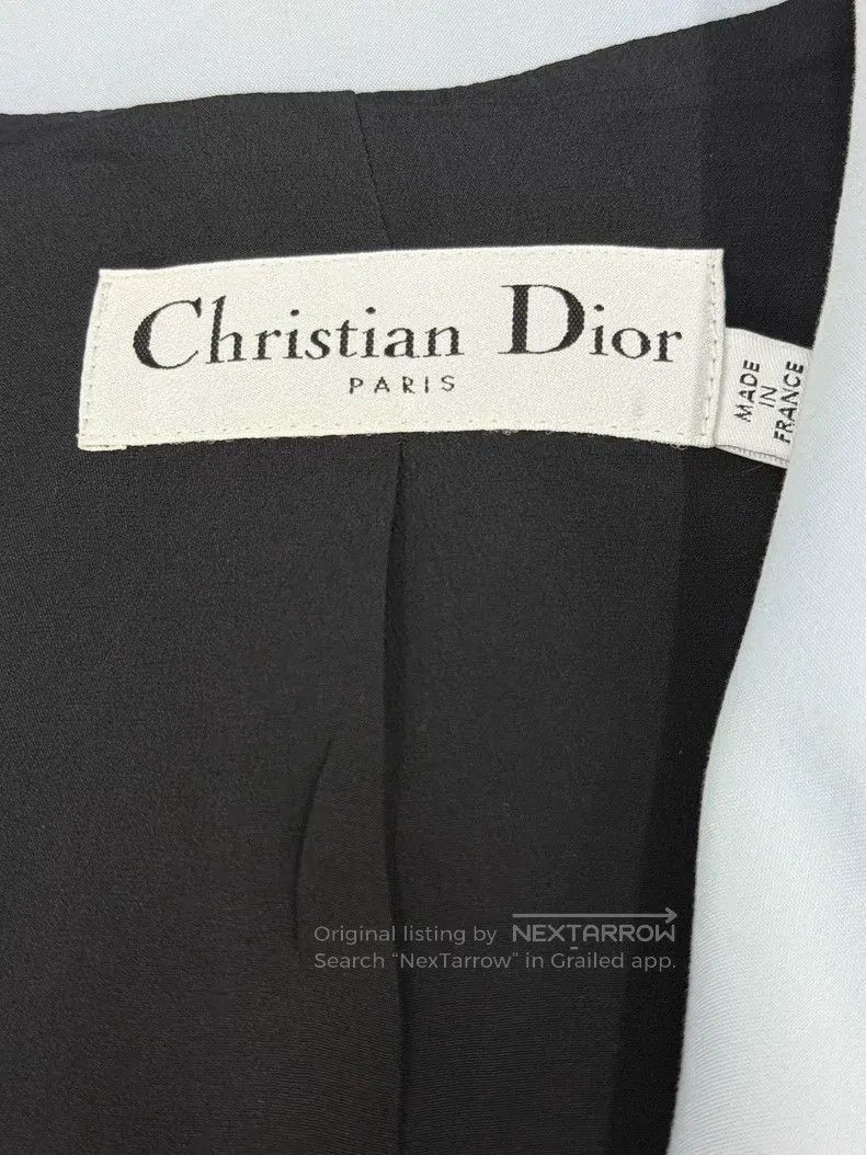Dior Dior Blue Heavy Industry Floral Embroidered Jacket Dress Size XS / US 0-2 / IT 36-38 - 4 Thumbnail