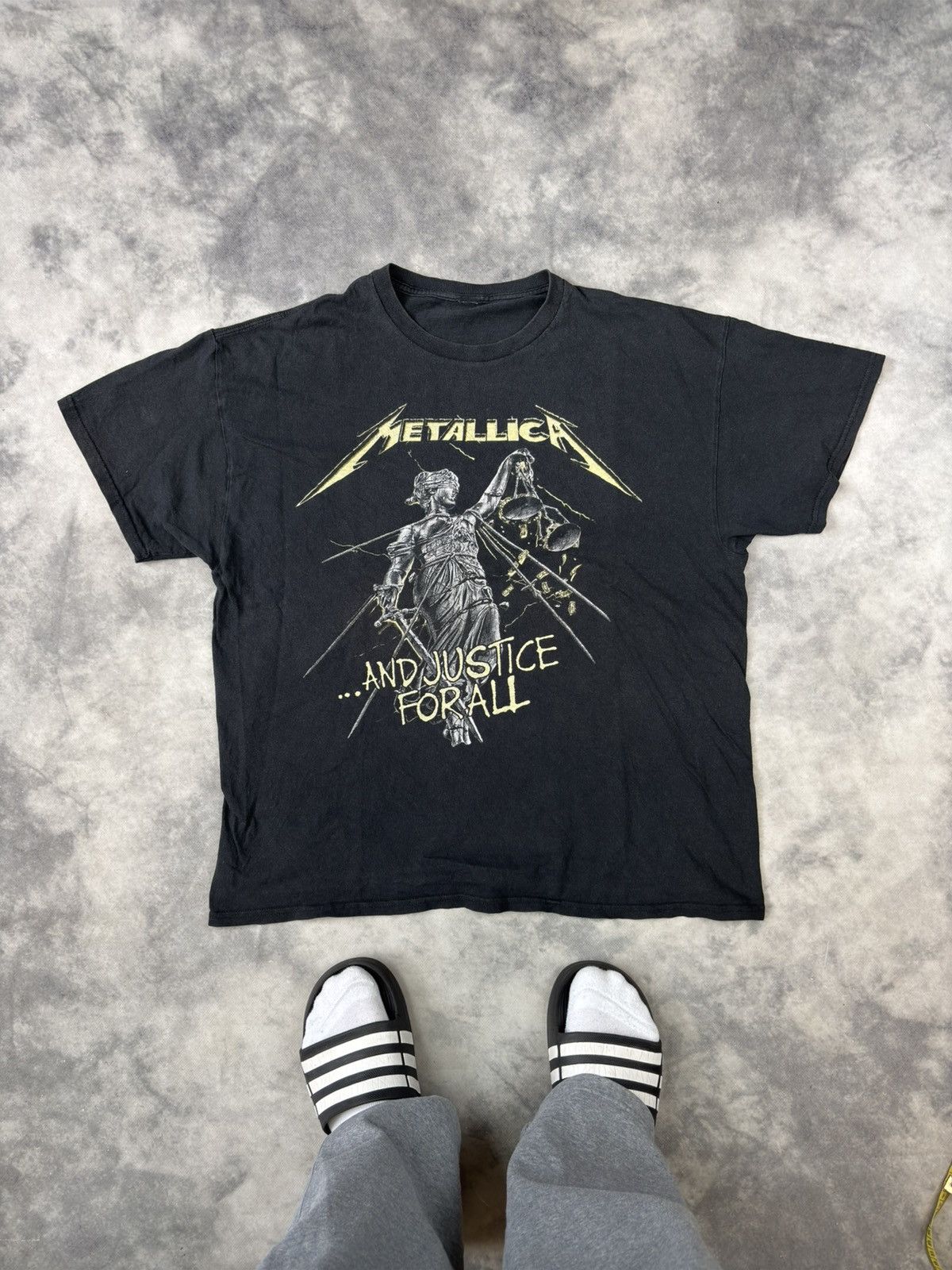 Metallica × Vintage Metallica And Justice For All North America Tour Band Rock Size US L / EU 52-54 / 3 - 1 Thumbnail