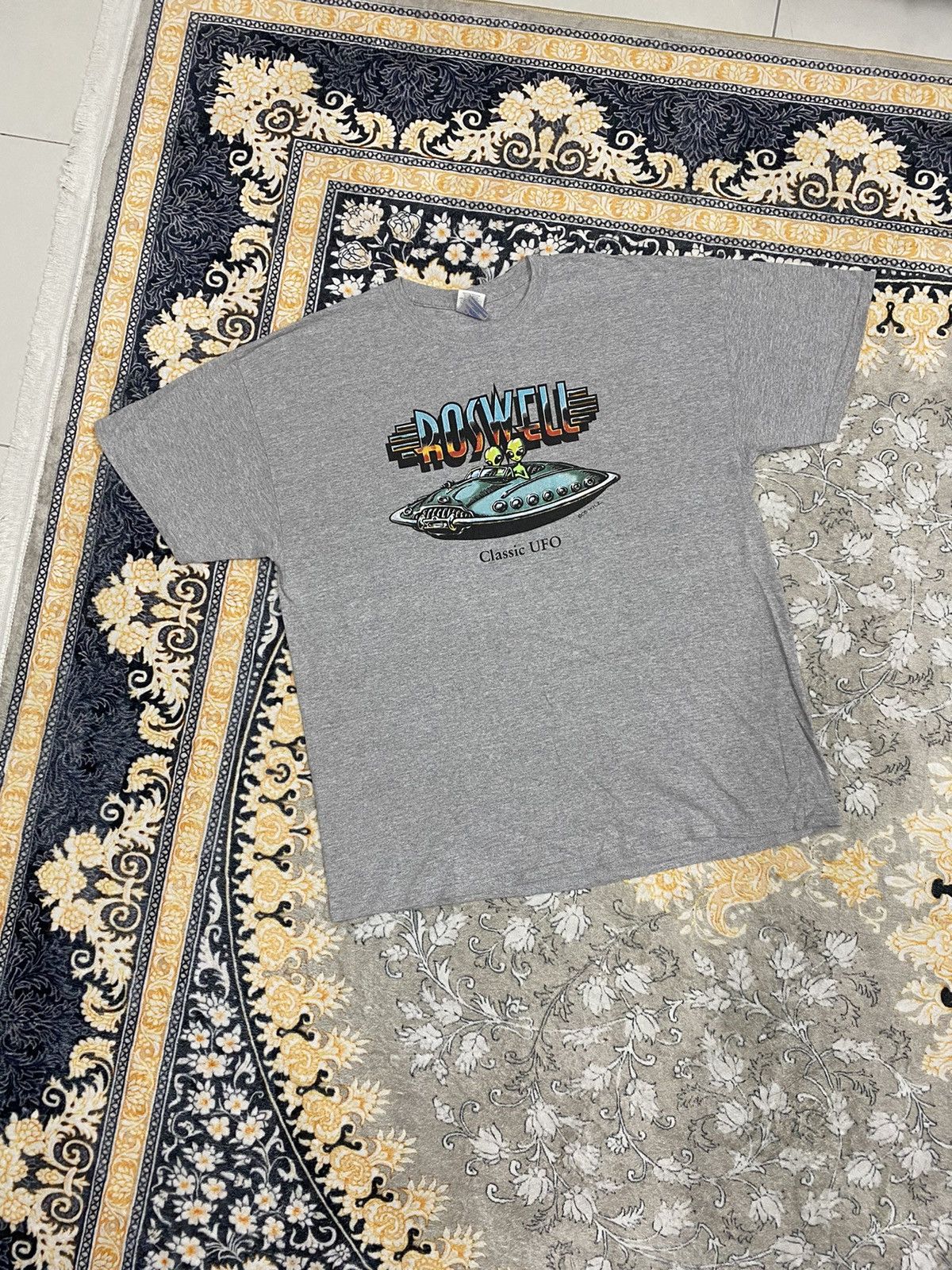 Alien Workshop × Vintage Y2K ROSWELL CLASSIC UFO 2008 RARE TEE Size US XL / EU 56 / 4 - 1 Thumbnail