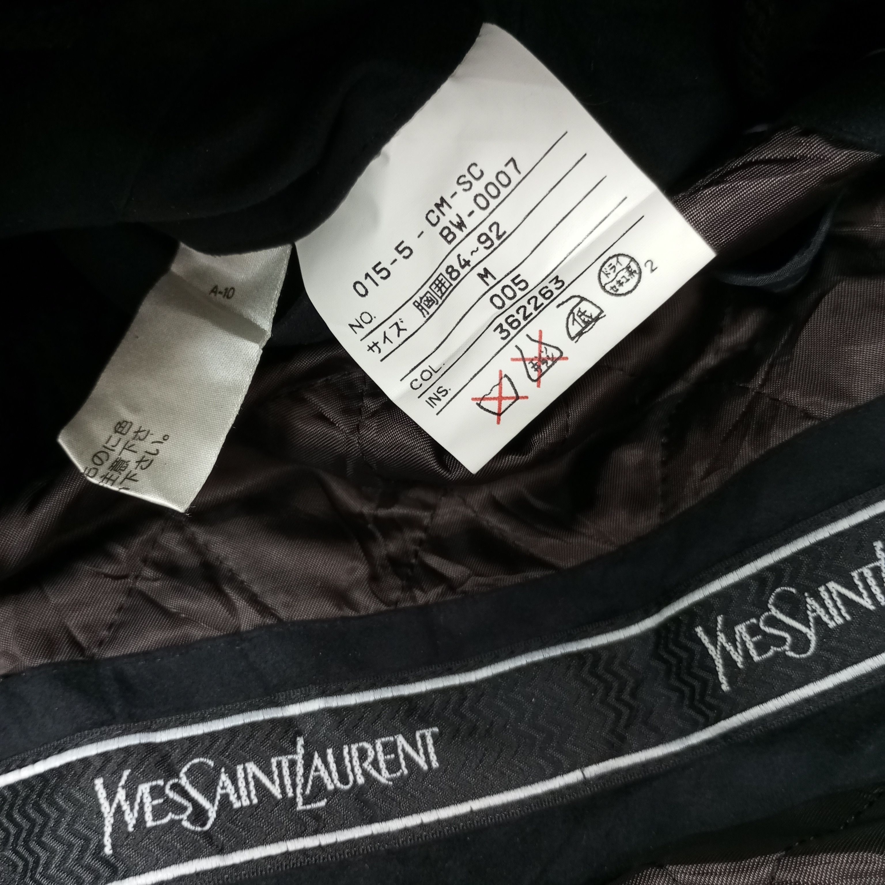 Yves Saint Laurent Yves Saint Laurent Jacket With Hoodies c250n18 Size US L / EU 52-54 / 3 - 6 Thumbnail