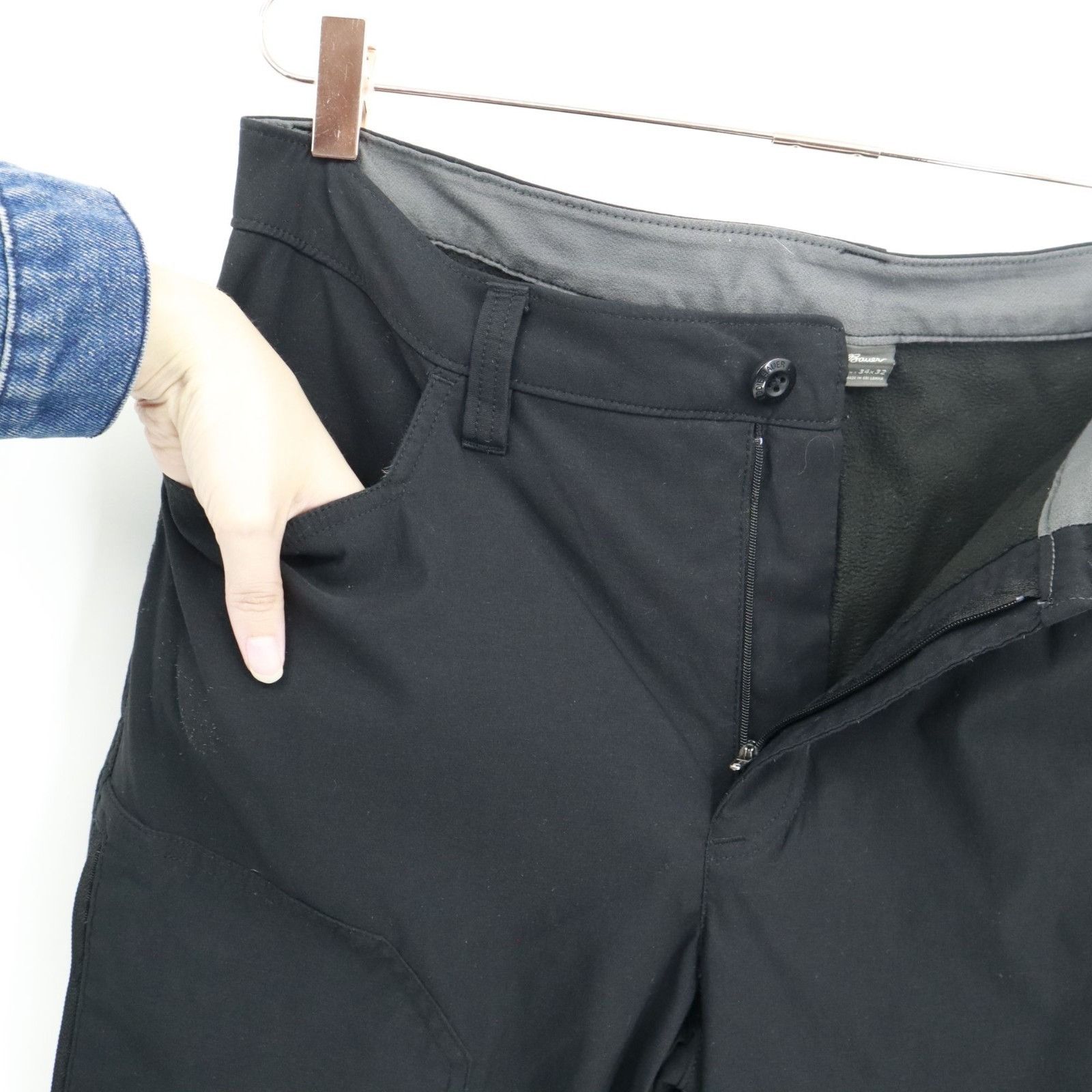 Eddie Bauer Eddie Bauer Pants Men 34X32 Black Technical Gorpcore Utility Size US 34 / EU 50 - 12 Thumbnail