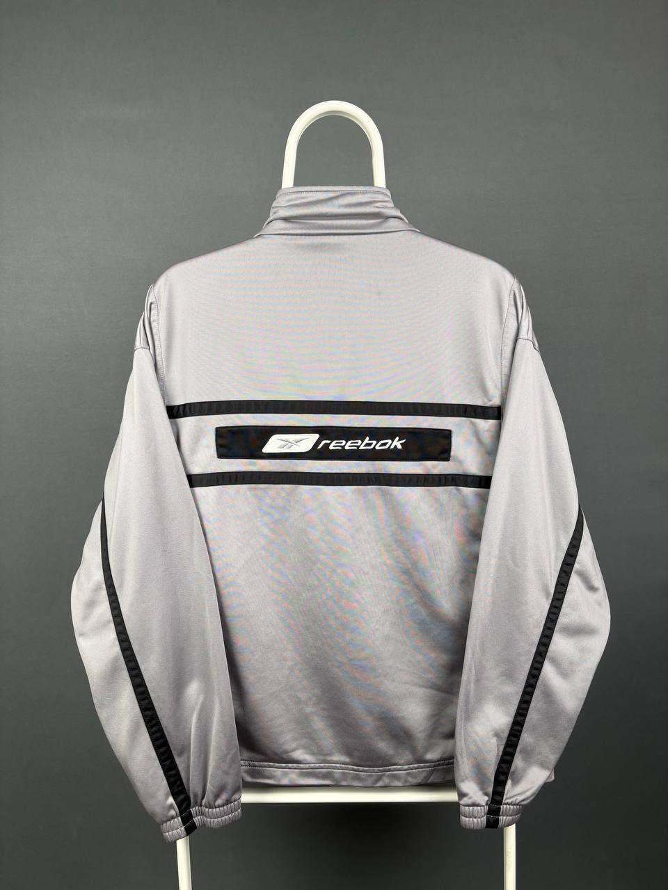 Reebok Reebok Track Jacket Size XS Silver/Black Full Zip Vintage Size US XS / EU 42 / 0 - 6 Thumbnail