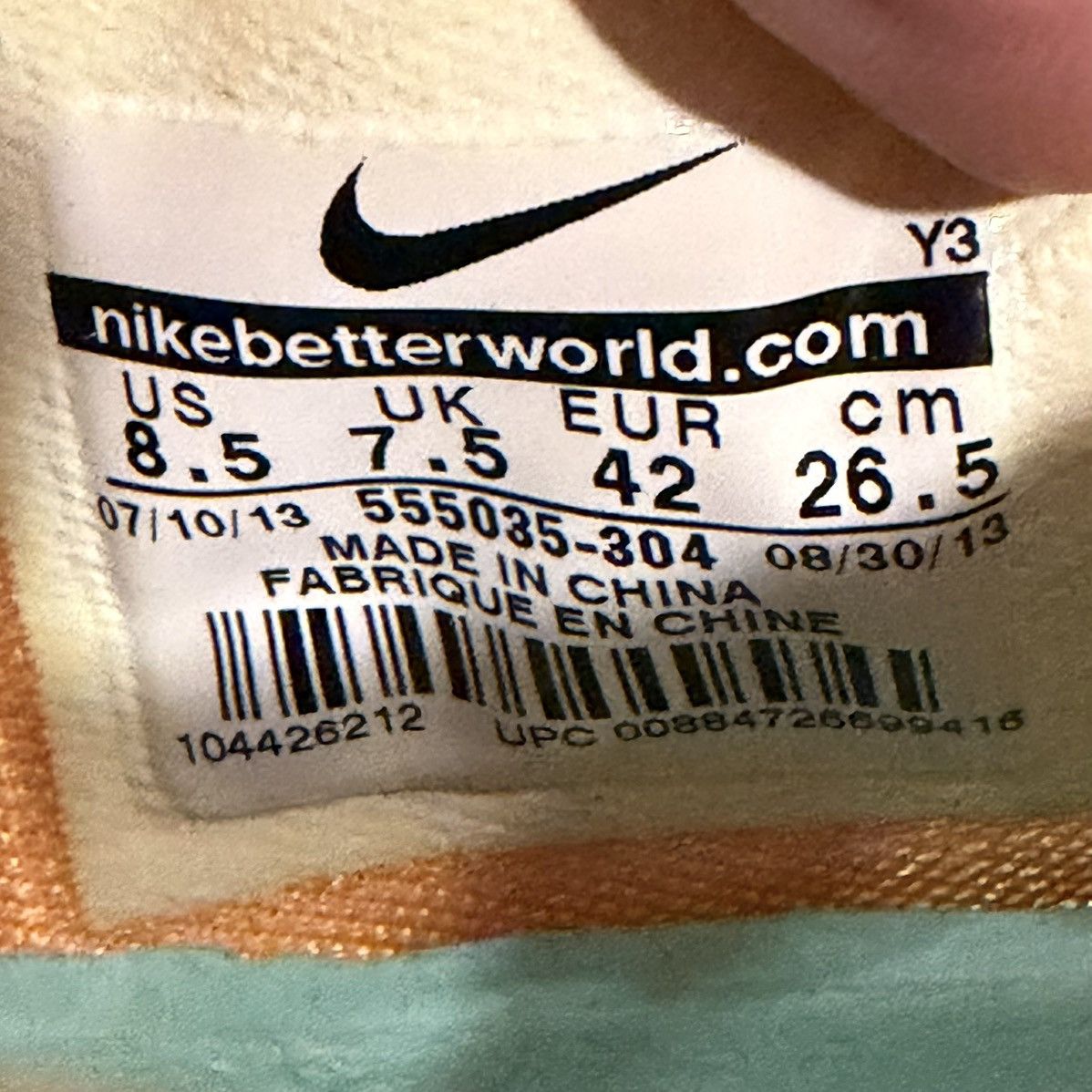 Nike RARE Nike Kobe 8 Green Glow size 8.5 Men 555035 304 Size US 8.5 / EU 41-42 - 7 Thumbnail