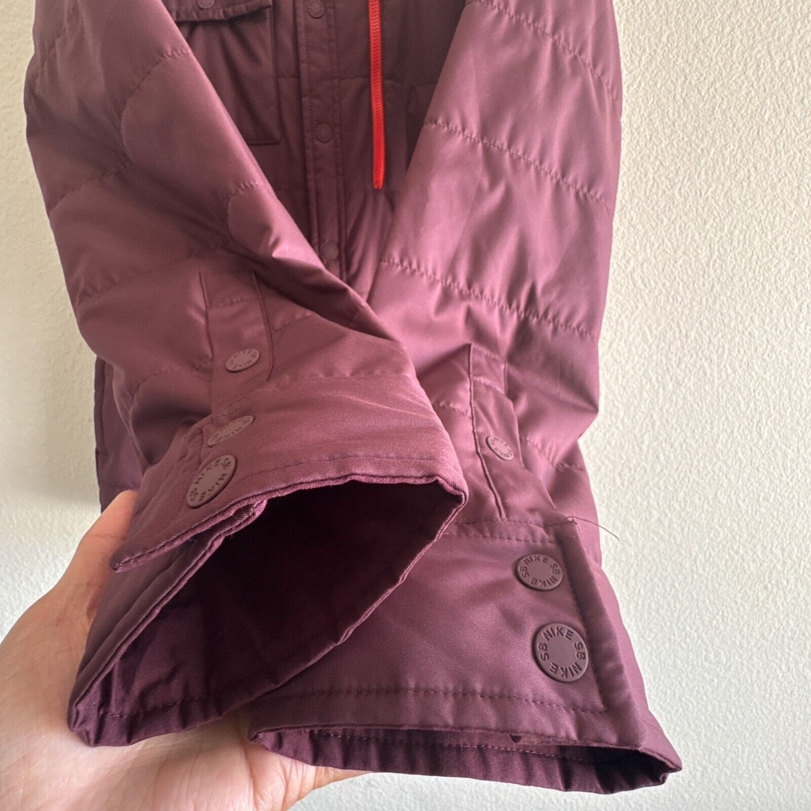 Nike Nike SB Holgate Snap Jacket Burgundy 938428-652 Men Small Size US S / EU 44-46 / 1 - 7 Thumbnail