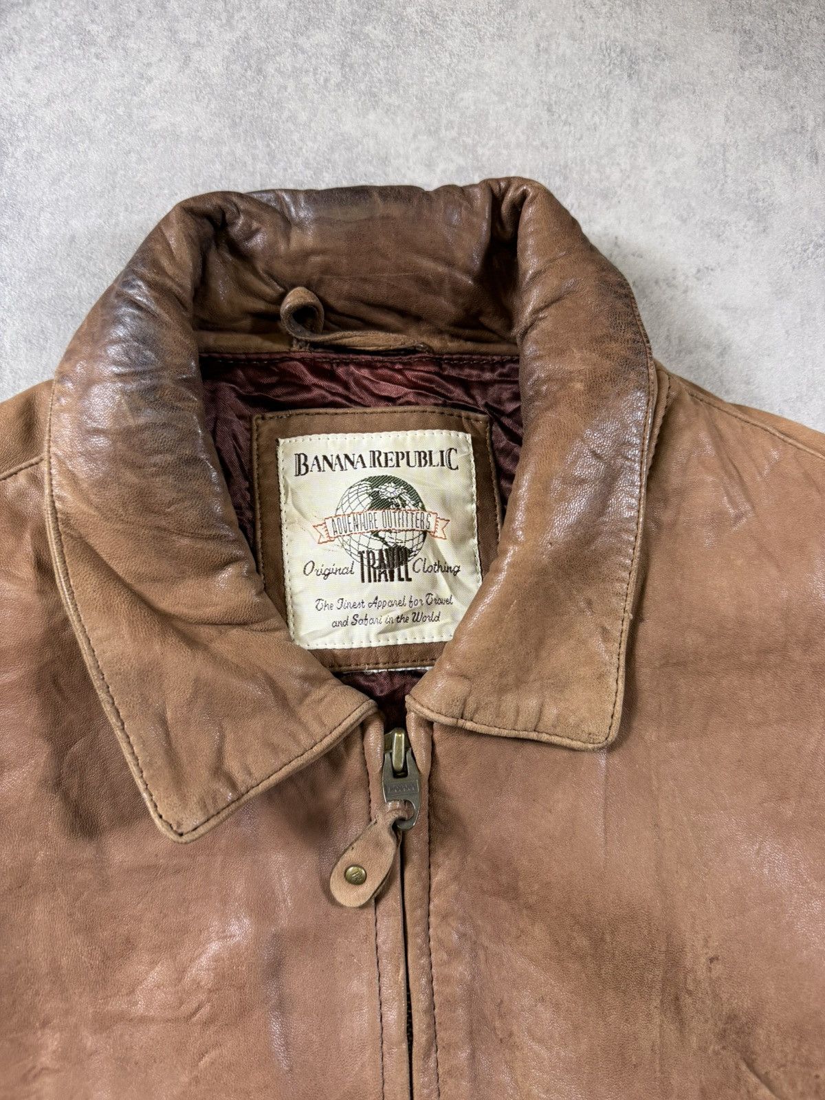 Banana Republic Banana Republic Vintage Leather Jacket Size US M / EU 48-50 / 2 - 3 Thumbnail