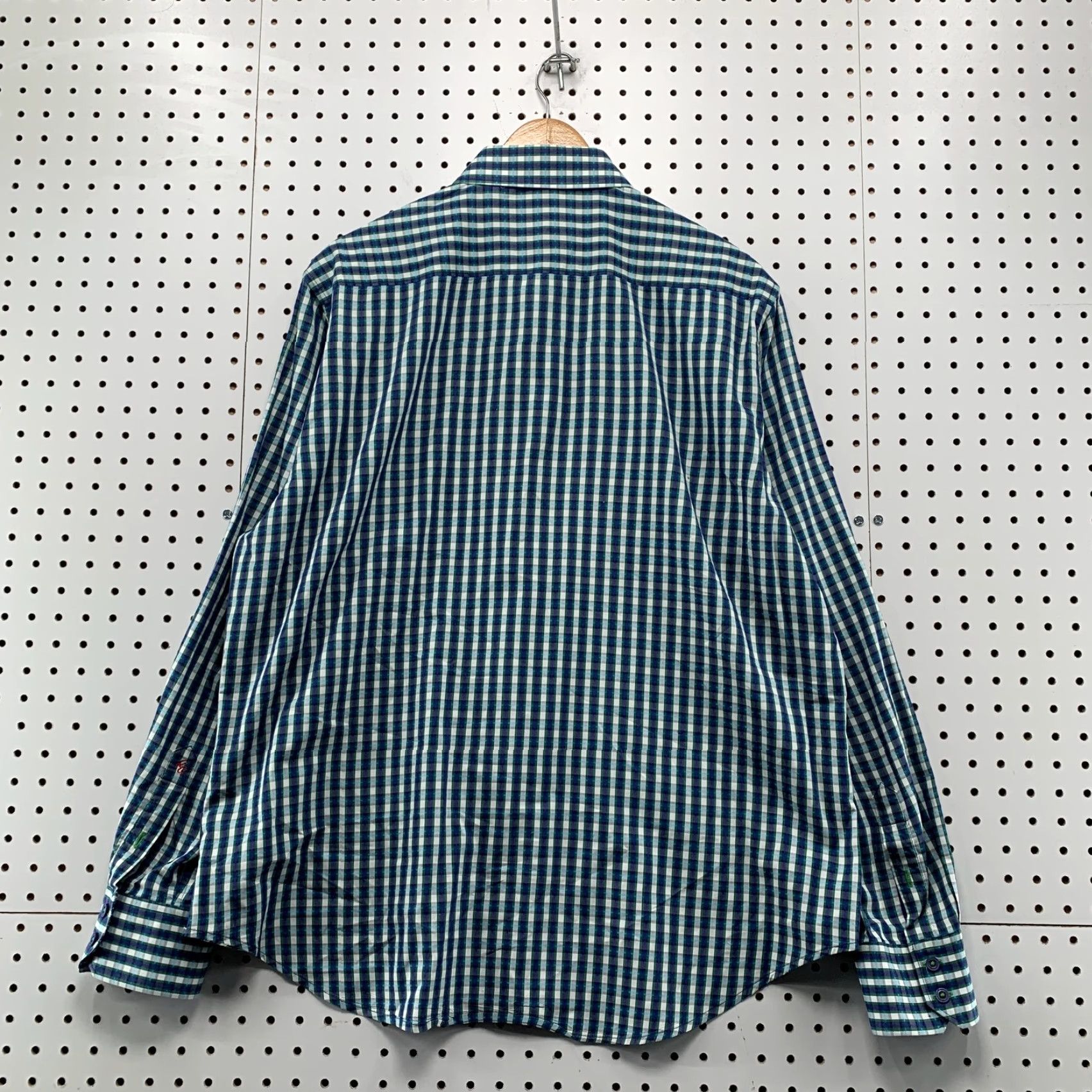 Robert Graham Robert Graham Shirt Mens XL Blue Striped Long Sleeve Button-Down Casual Size US XL / EU 56 / 4 - 7 Thumbnail