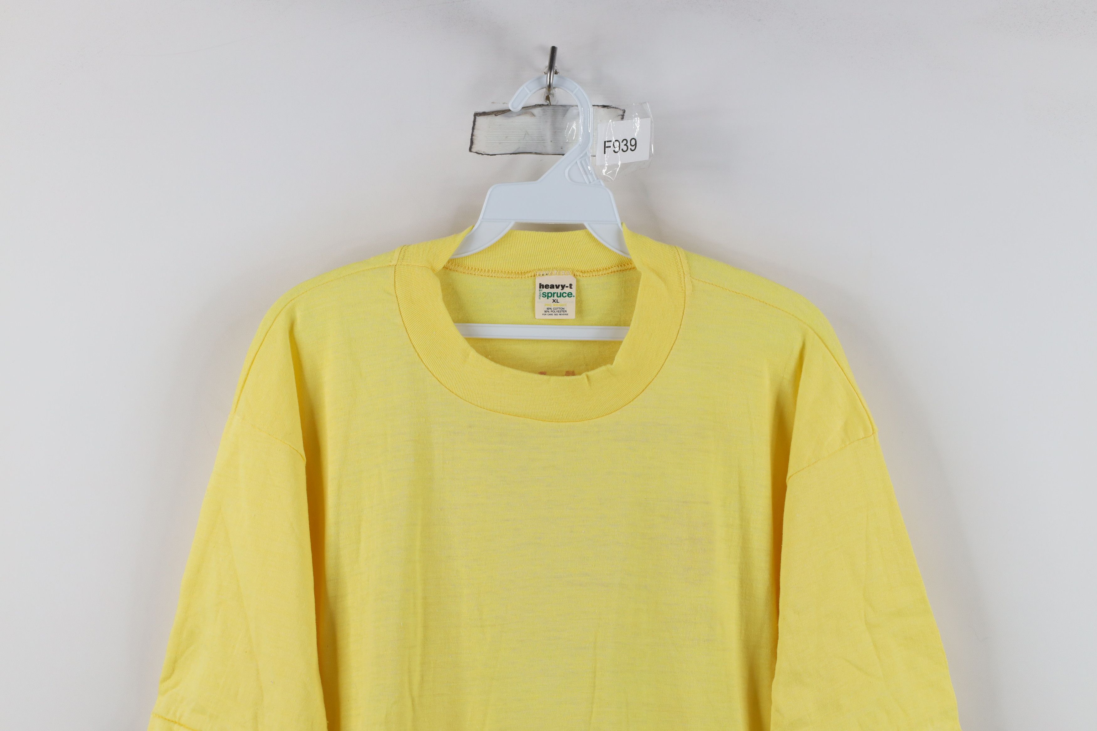Vintage Vintage 70s Safety Truck Rodeo Trucker T-Shirt Yellow USA Size US XL / EU 56 / 4 - 3 Thumbnail