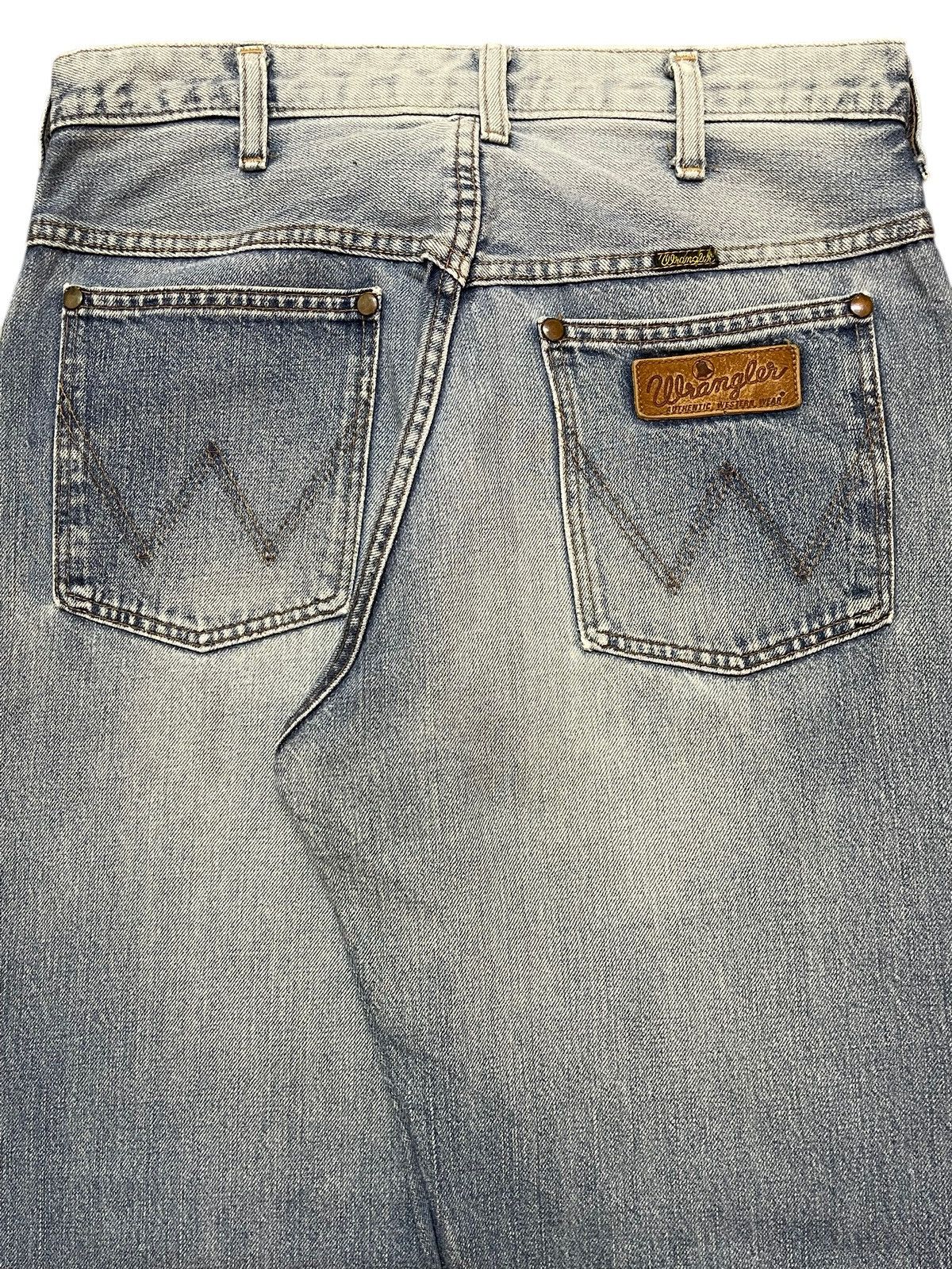 Wrangler Vintage Y2K Wrangler Faded Wash Whiskers Wide Leg Baggy Jean Size US 30 / EU 46 - 6 Thumbnail