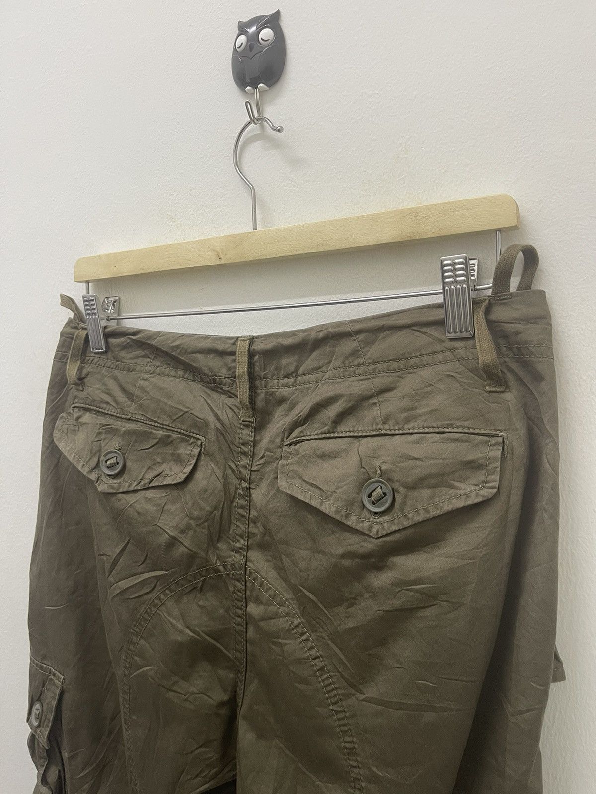 If Six Was Nine Rare BACK NUMBER Cargo Military 2 Ways Pant Size US 31 - 15 Thumbnail
