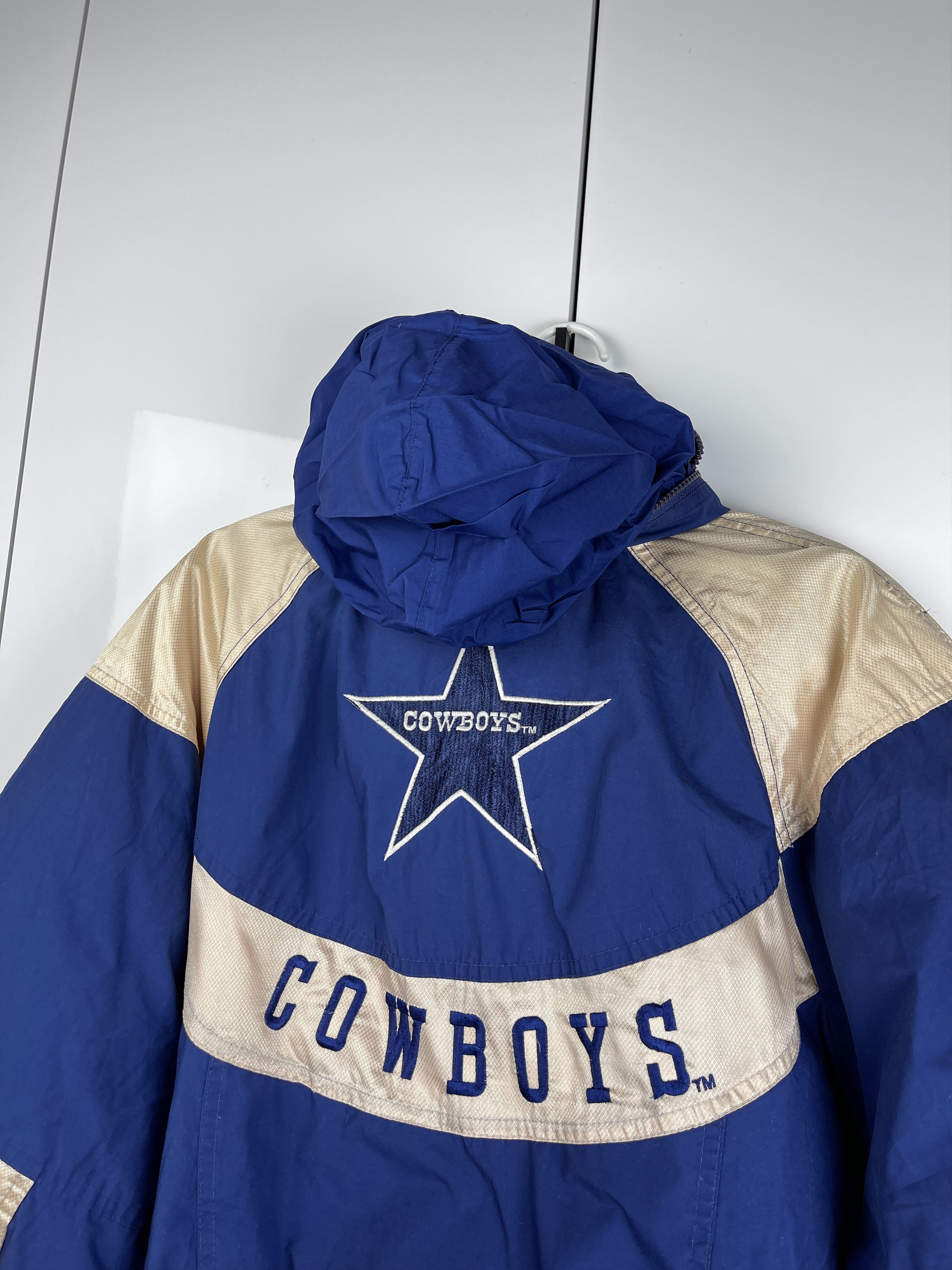 NFL Dallas Cowboys Team Vintage NFL Down Jacket Size US L / EU 52-54 / 3 - 15 Thumbnail