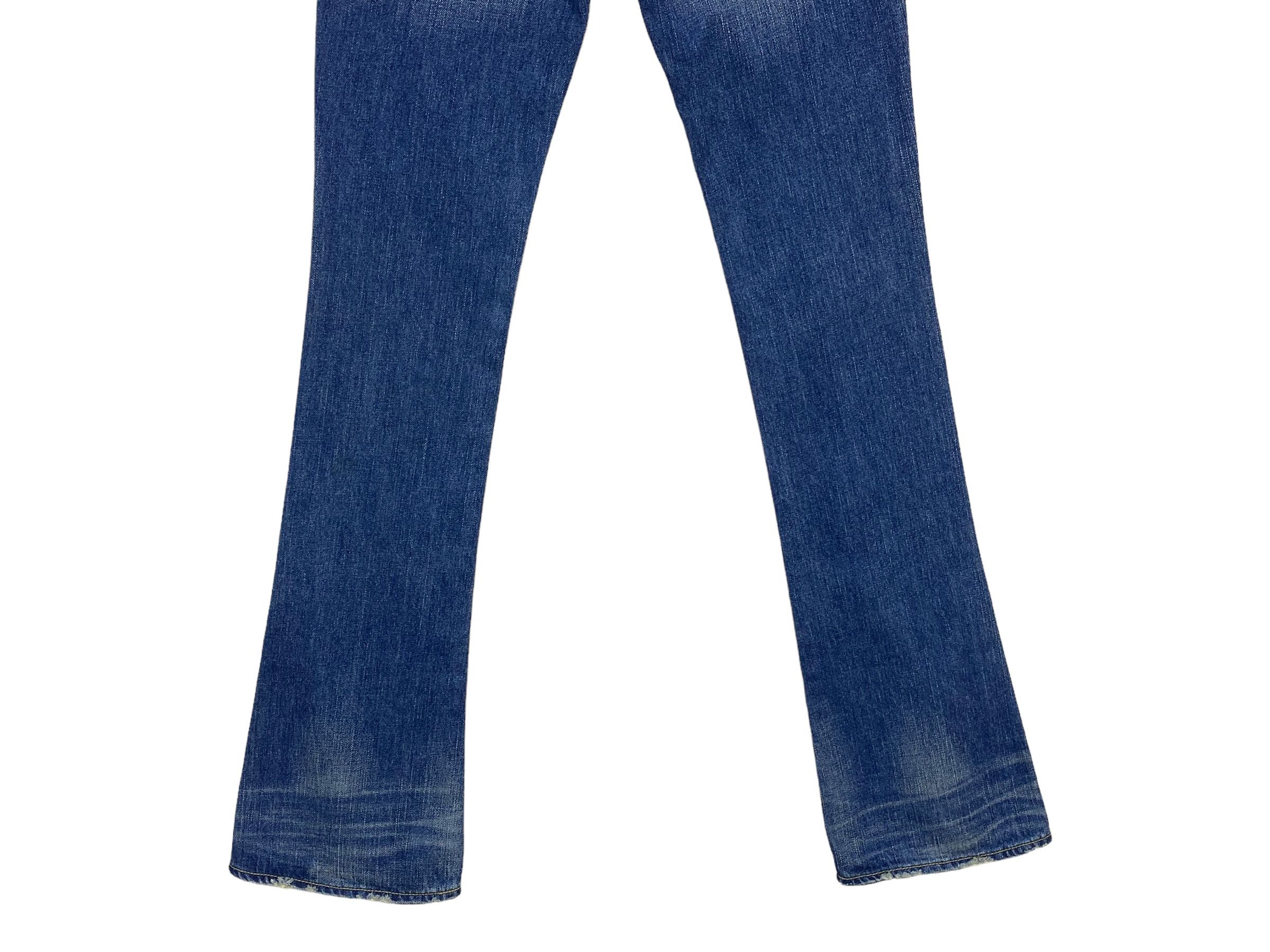 Japanese Brand × MOUSSY Moussy Japan Low Rise Loose Wide Leg Jeans Size 25" / US 0 / IT 36 - 6 Thumbnail