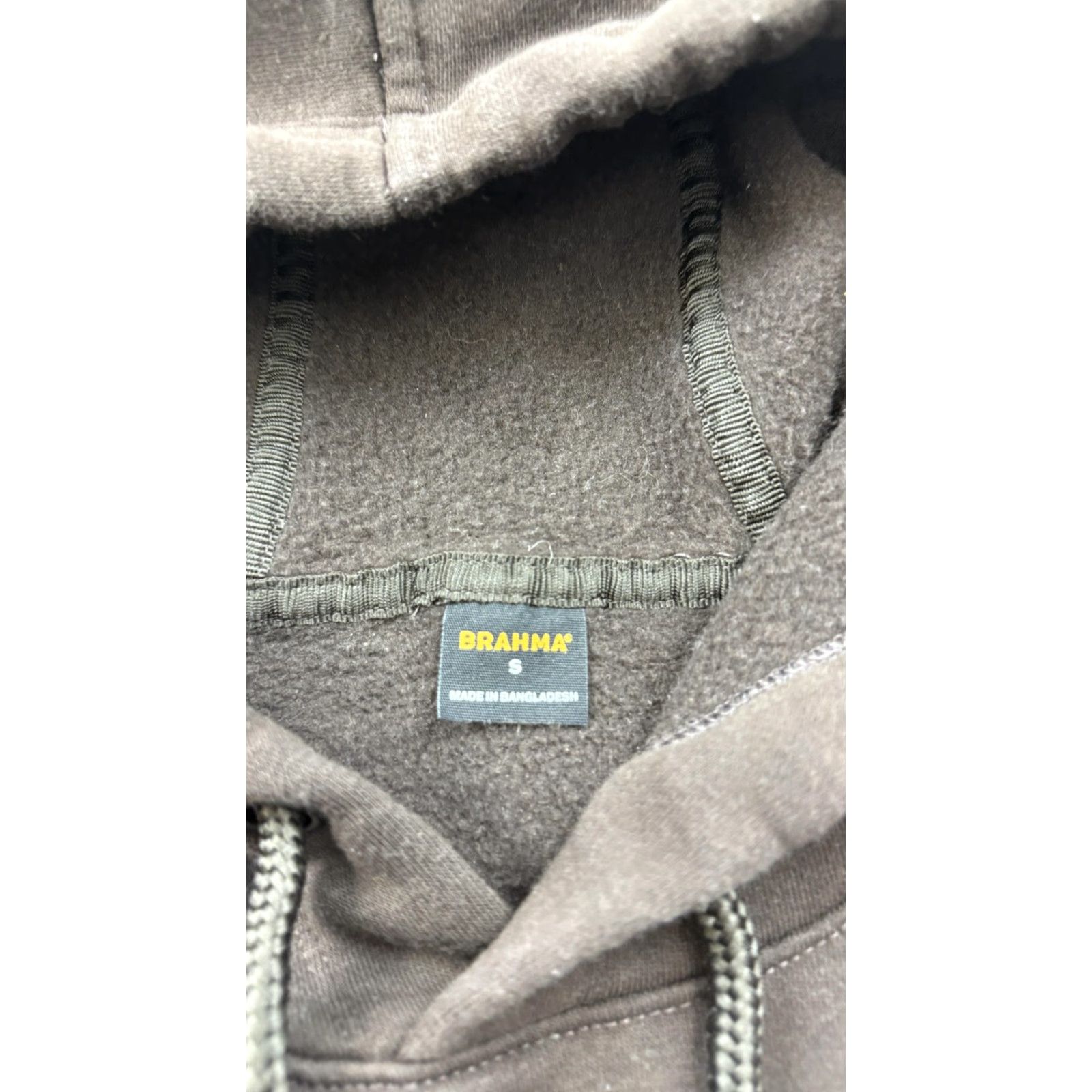 KangaROOS BRAHMA Hoodie Mens Small Brown Pullover Fleece Kangaroo Pocket Patch Sweatshirt Size US S / EU 44-46 / 1 - 4 Thumbnail