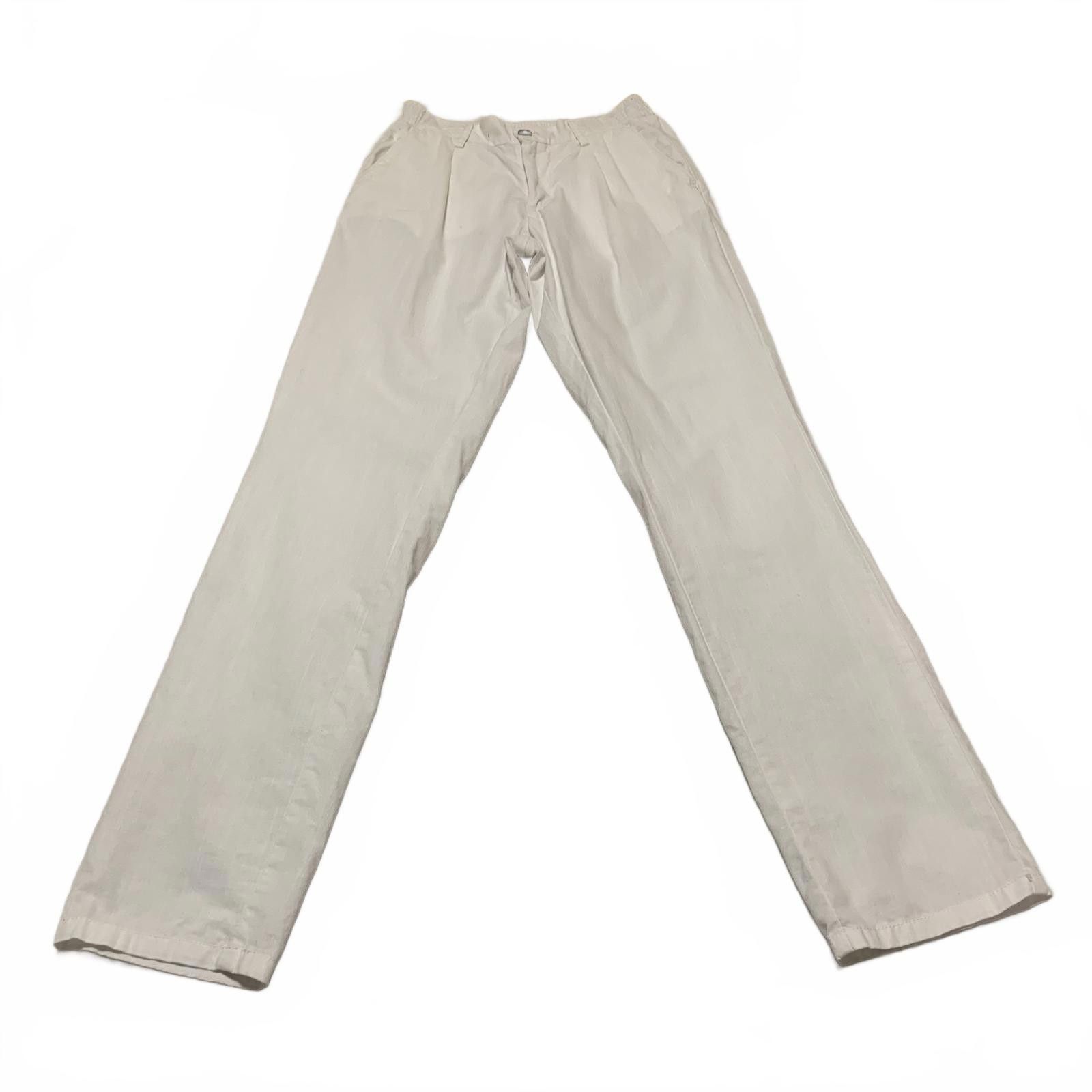 Other Dan John Men's White Cotton Elastic Waist Pants 36 Size US 36 / EU 52 - 1 Thumbnail